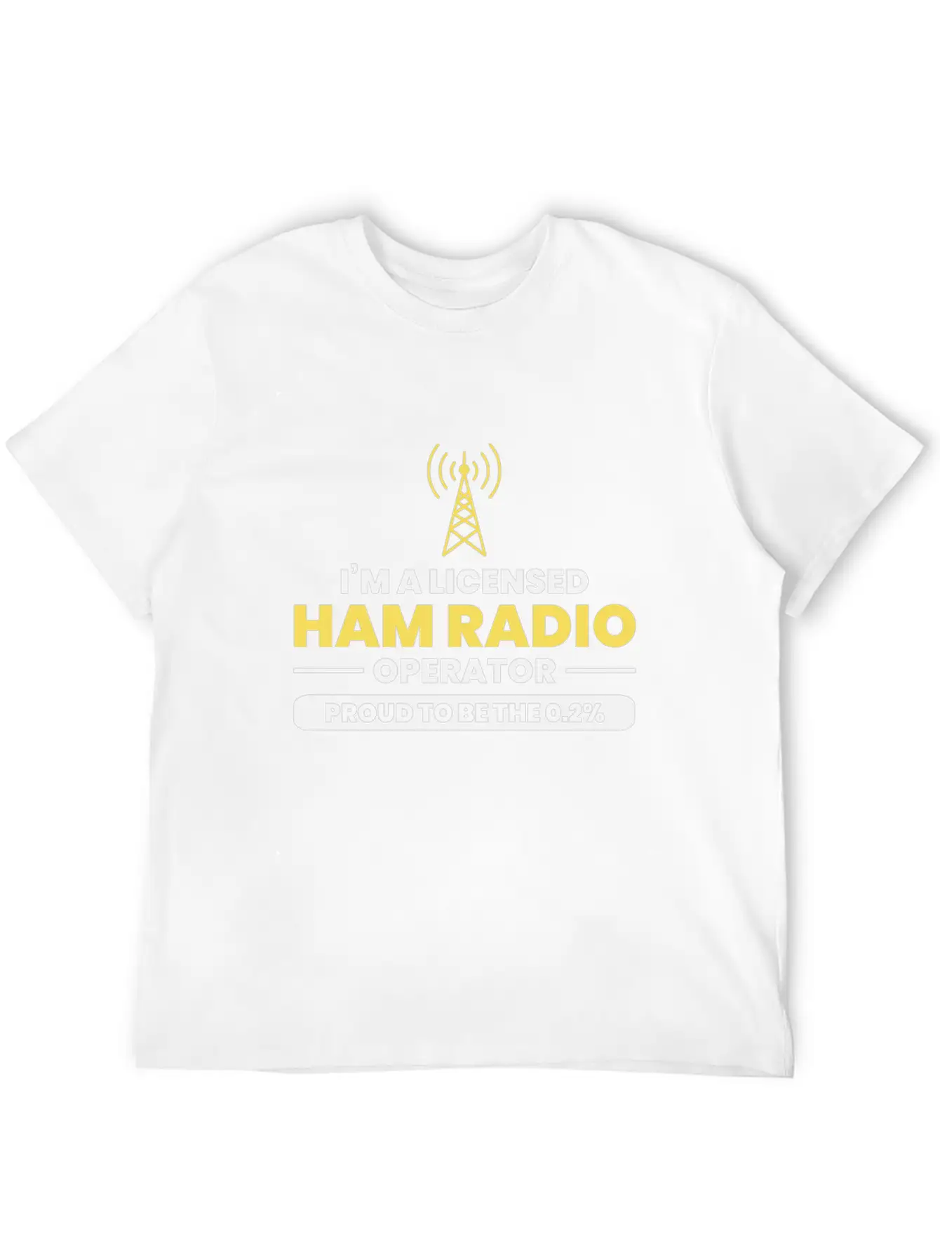 Amateur Ham Radio Funny Gift Unisex Casual T-Shirt – Clean Design For Daily Comfort
