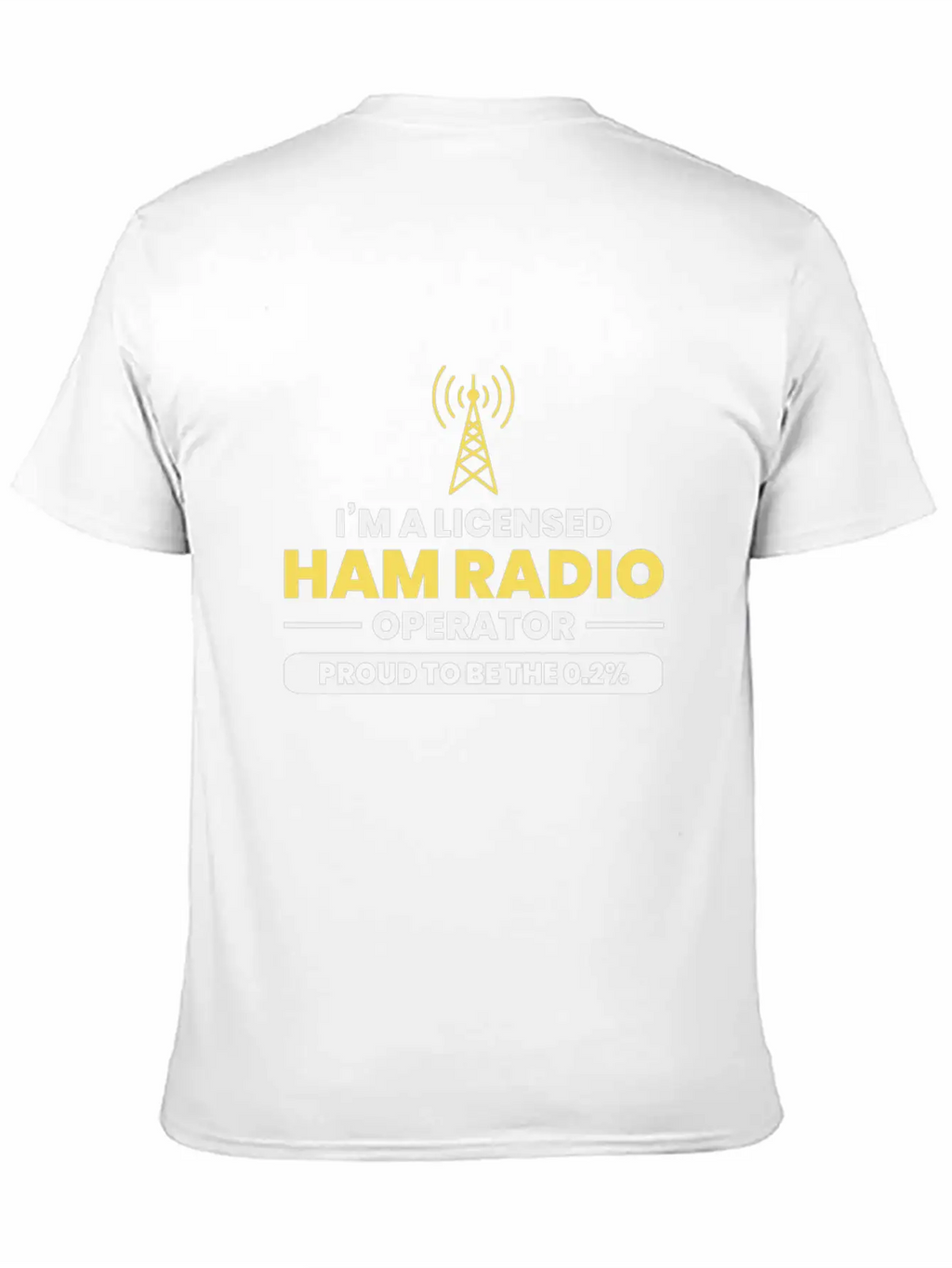 Amateur Ham Radio Funny Gift Unisex Casual T-Shirt – Clean Design For Daily Comfort