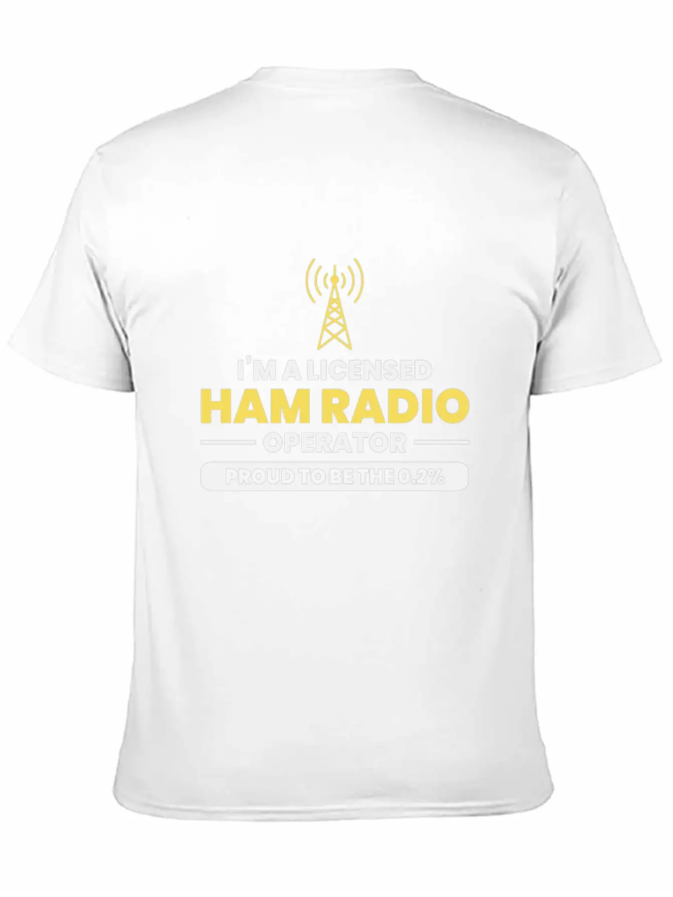 Amateur Ham Radio Funny Gift Unisex Casual T-Shirt – Clean Design For Daily Comfort