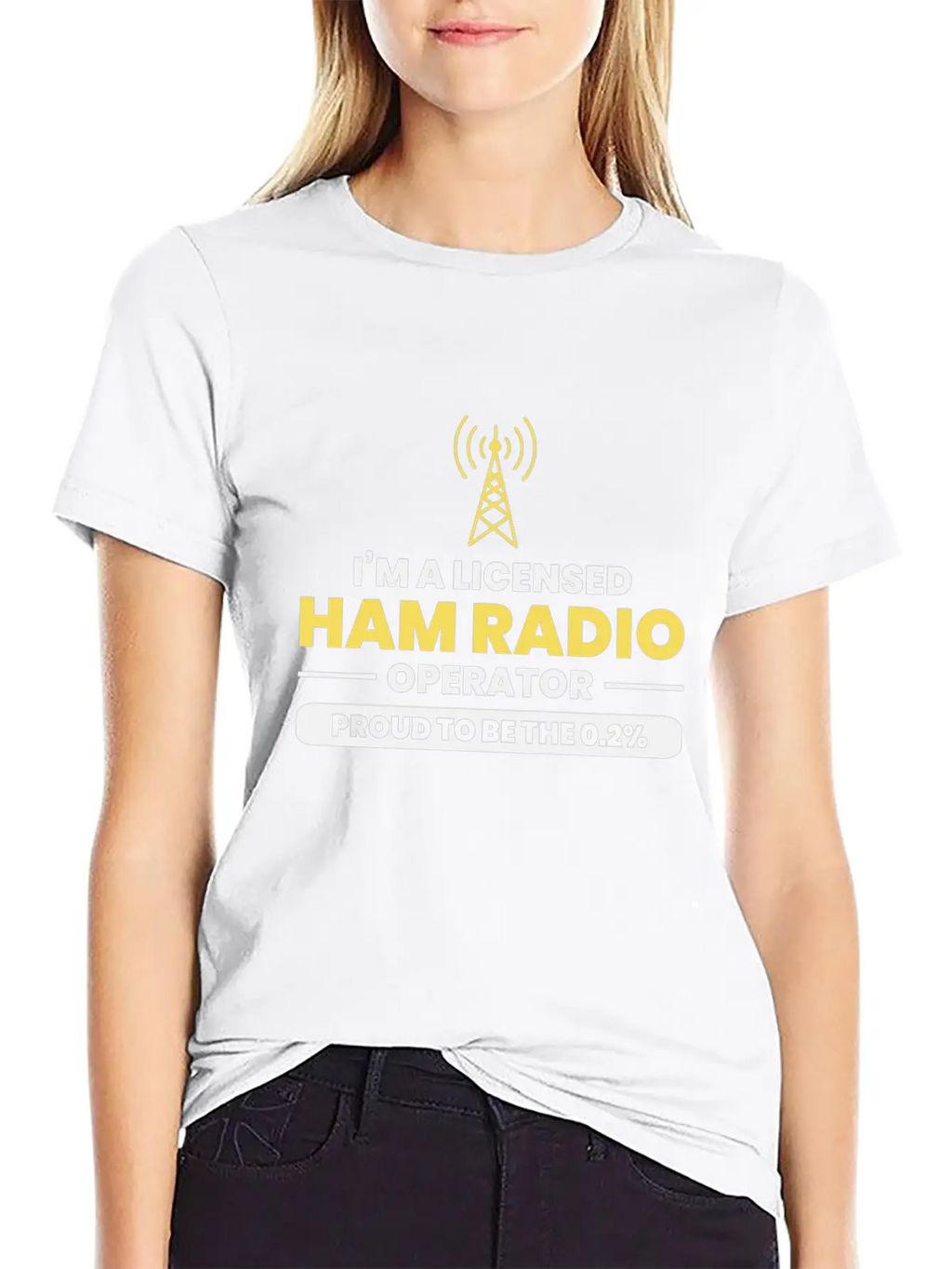 Amateur Ham Radio Funny Gift Unisex Casual T-Shirt – Clean Design For Daily Comfort