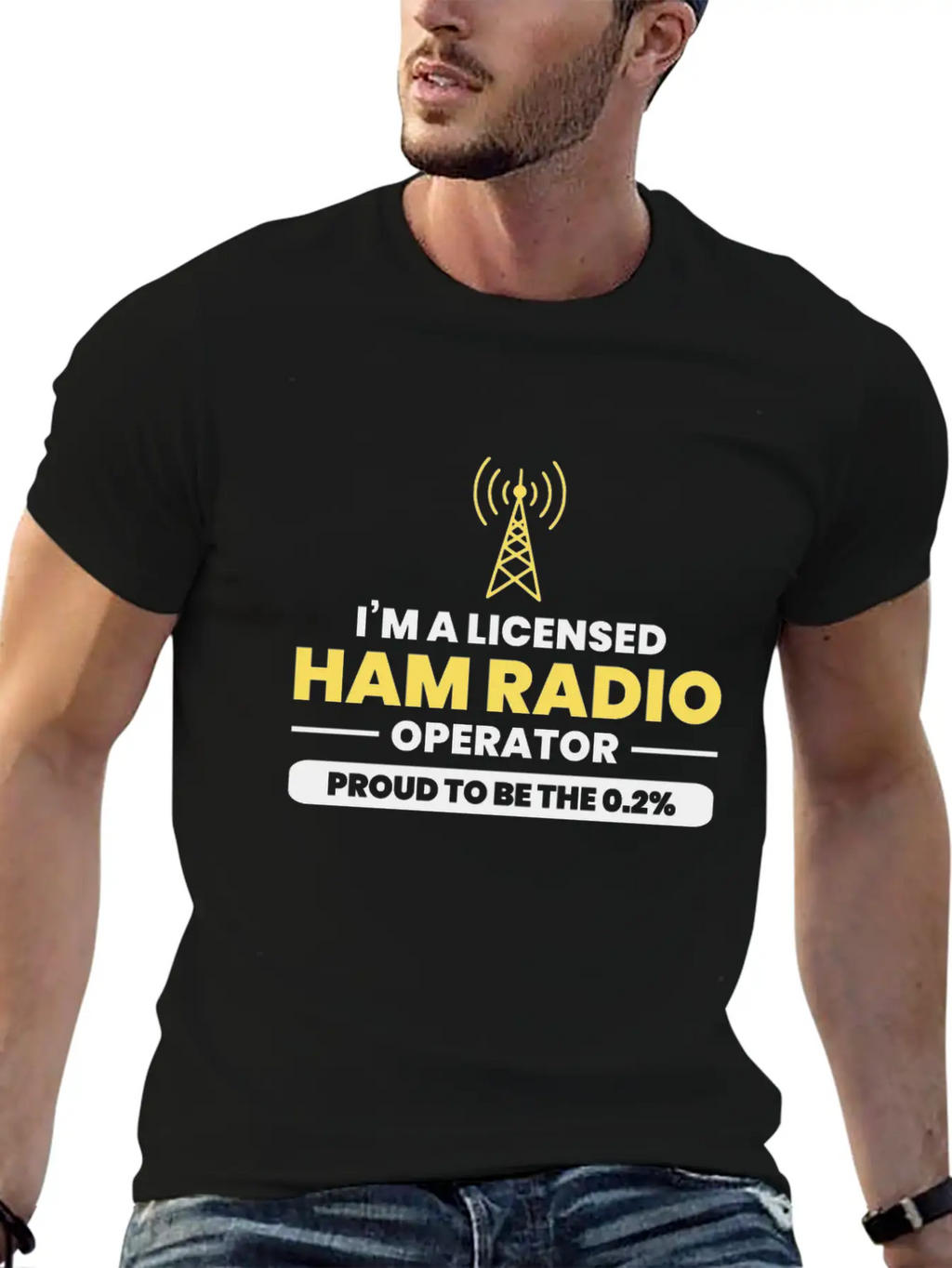 Amateur Ham Radio Funny Gift Unisex Casual T-Shirt – Clean Design For Daily Comfort