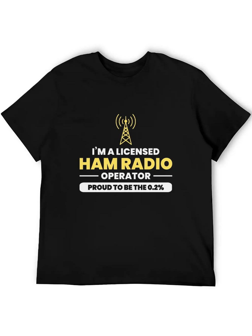 Amateur Ham Radio Funny Gift Unisex Casual T-Shirt – Clean Design For Daily Comfort