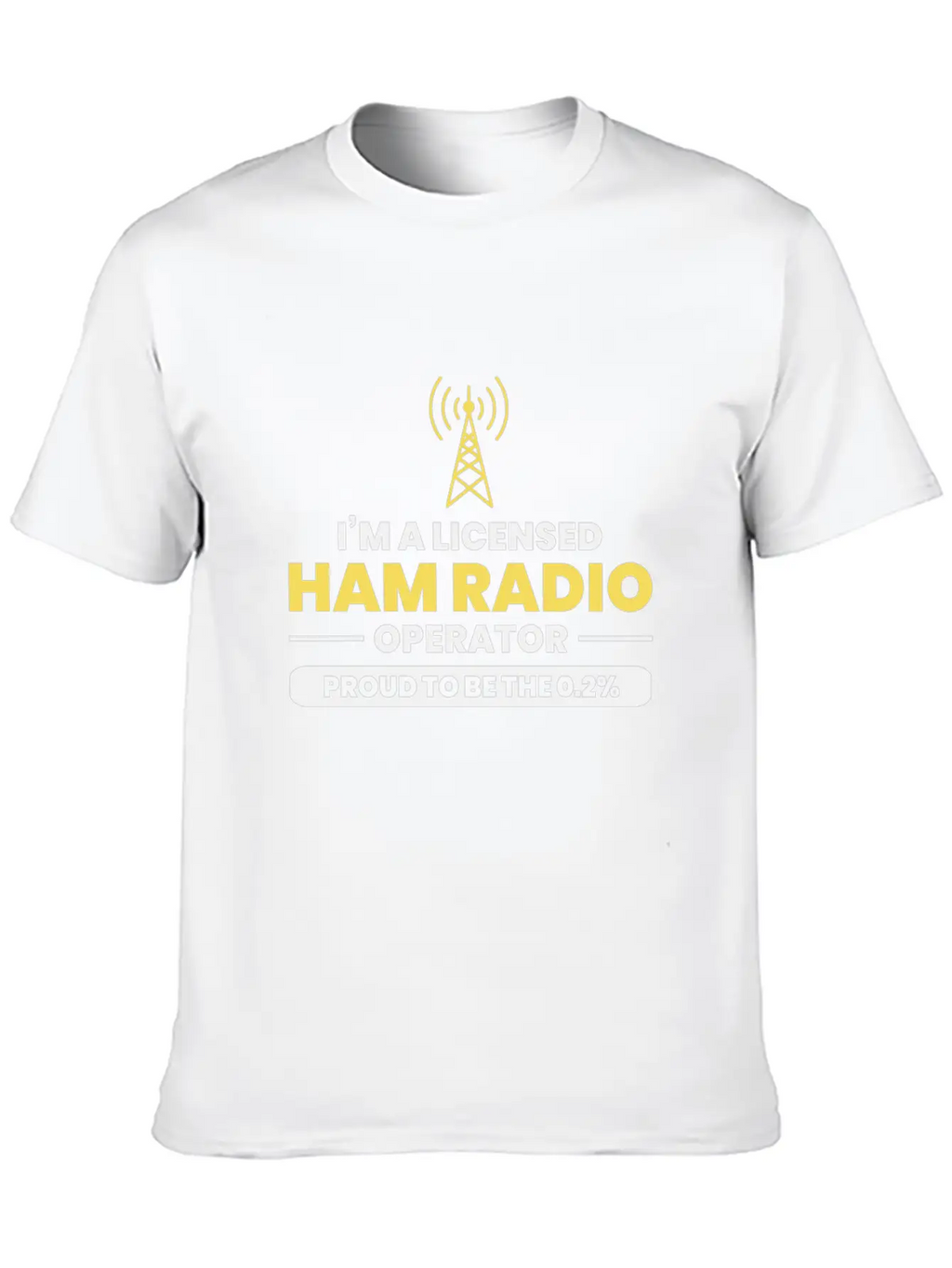 Amateur Ham Radio Funny Gift Unisex Casual T-Shirt – Clean Design For Daily Comfort