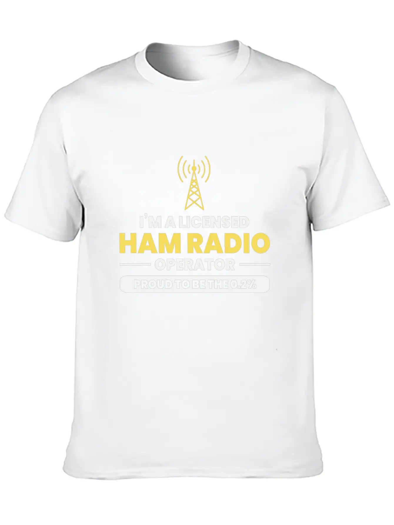 Amateur Ham Radio Funny Gift Unisex Casual T-Shirt – Clean Design For Daily Comfort