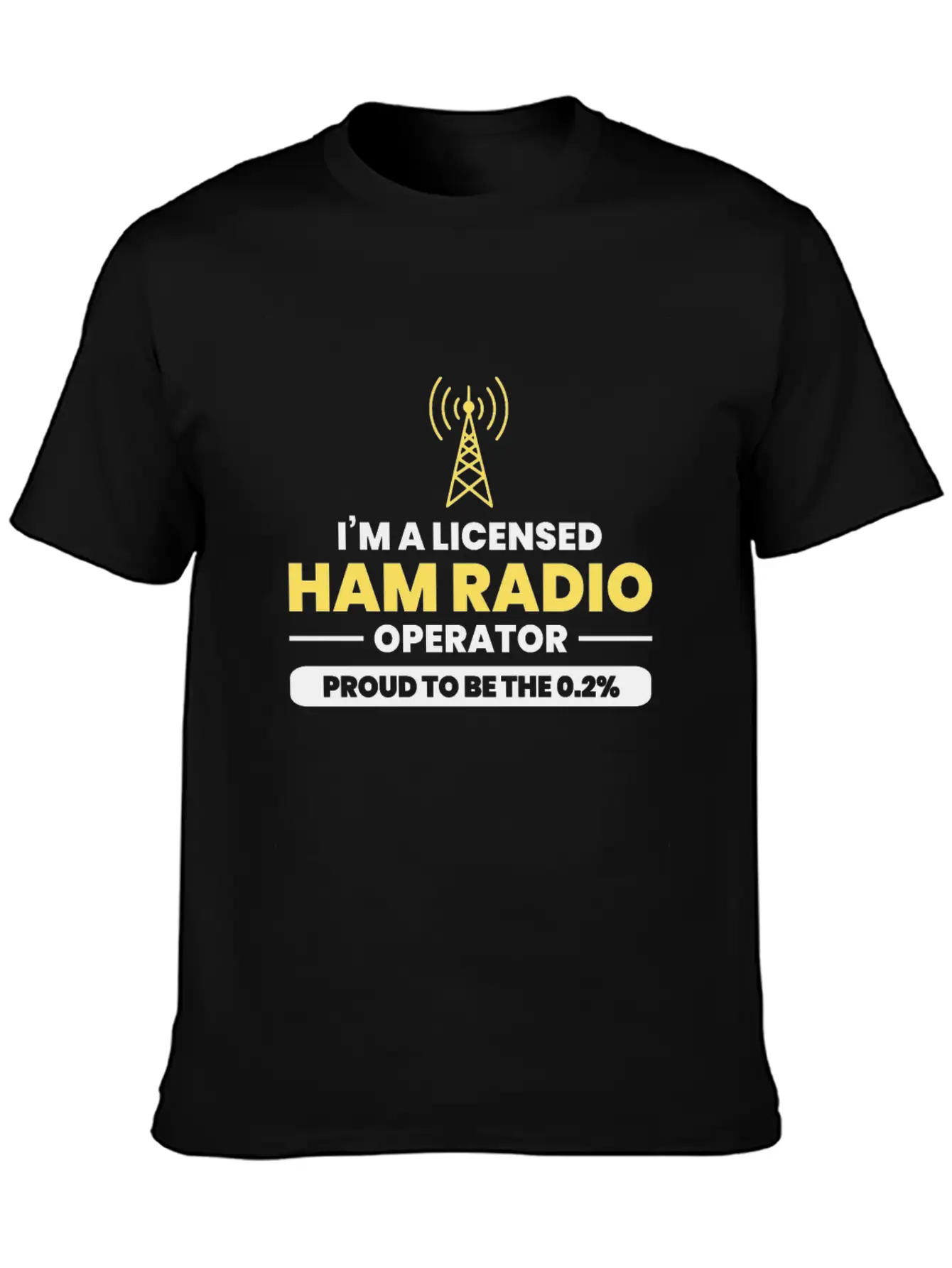 Amateur Ham Radio Funny Gift Unisex Casual T-Shirt – Clean Design For Daily Comfort