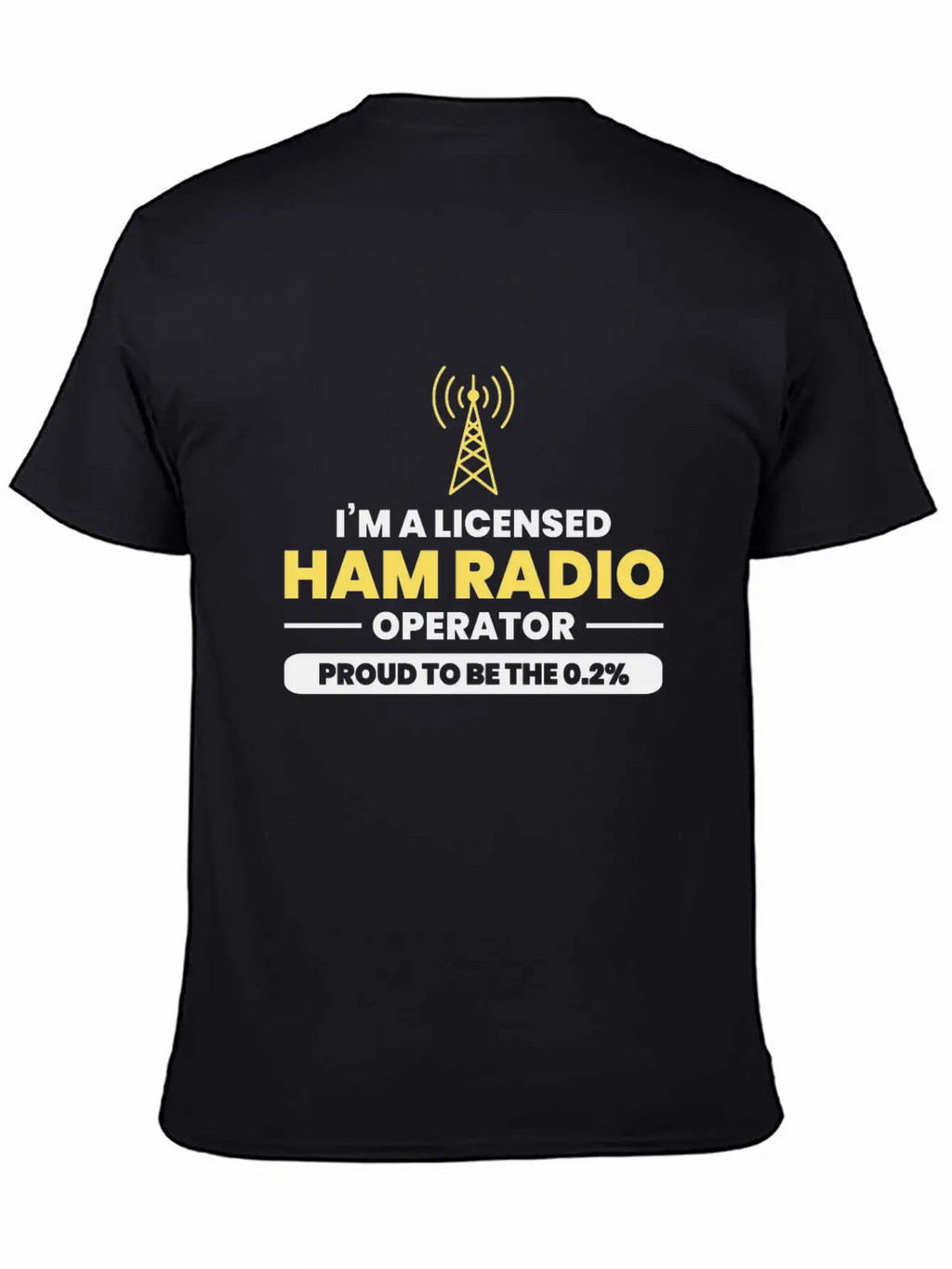 Amateur Ham Radio Funny Gift Unisex Casual T-Shirt – Clean Design For Daily Comfort