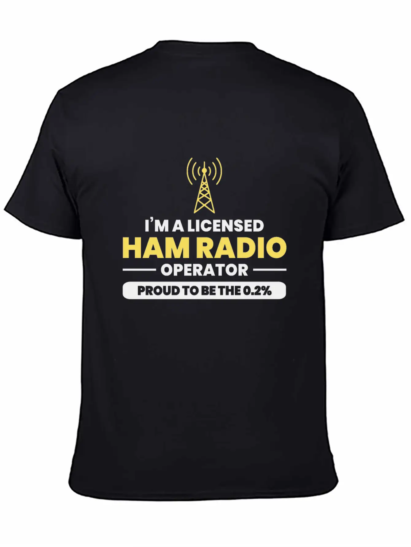 Amateur Ham Radio Funny Gift Unisex Casual T-Shirt – Clean Design For Daily Comfort