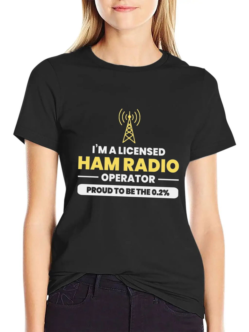 Amateur Ham Radio Funny Gift Unisex Casual T-Shirt – Clean Design For Daily Comfort