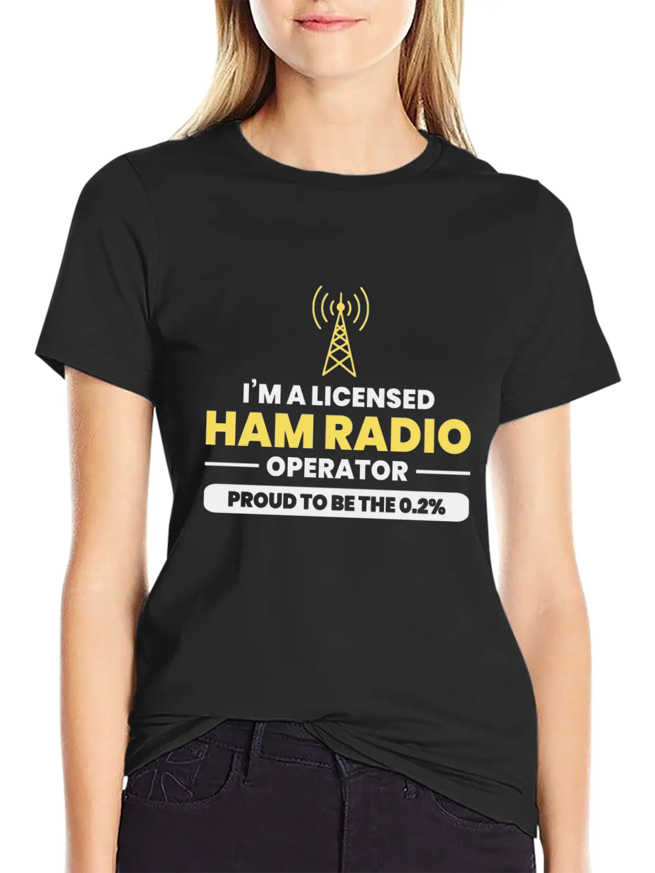 Amateur Ham Radio Funny Gift Unisex Casual T-Shirt – Clean Design For Daily Comfort