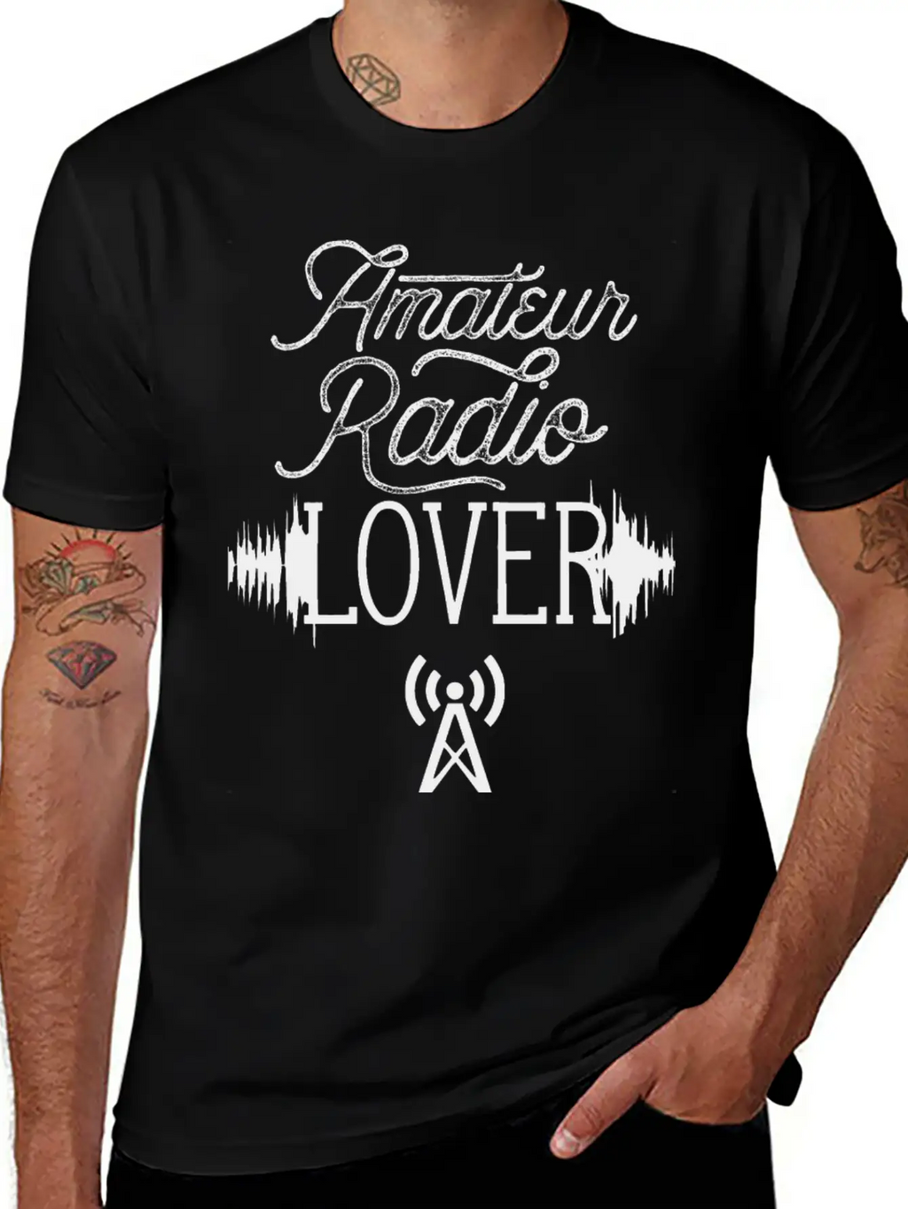 Amateur Radio Lover Service Hobby Ham Operator Basic Graphic T-Shirt – Daily Comfort In Soft Cotton