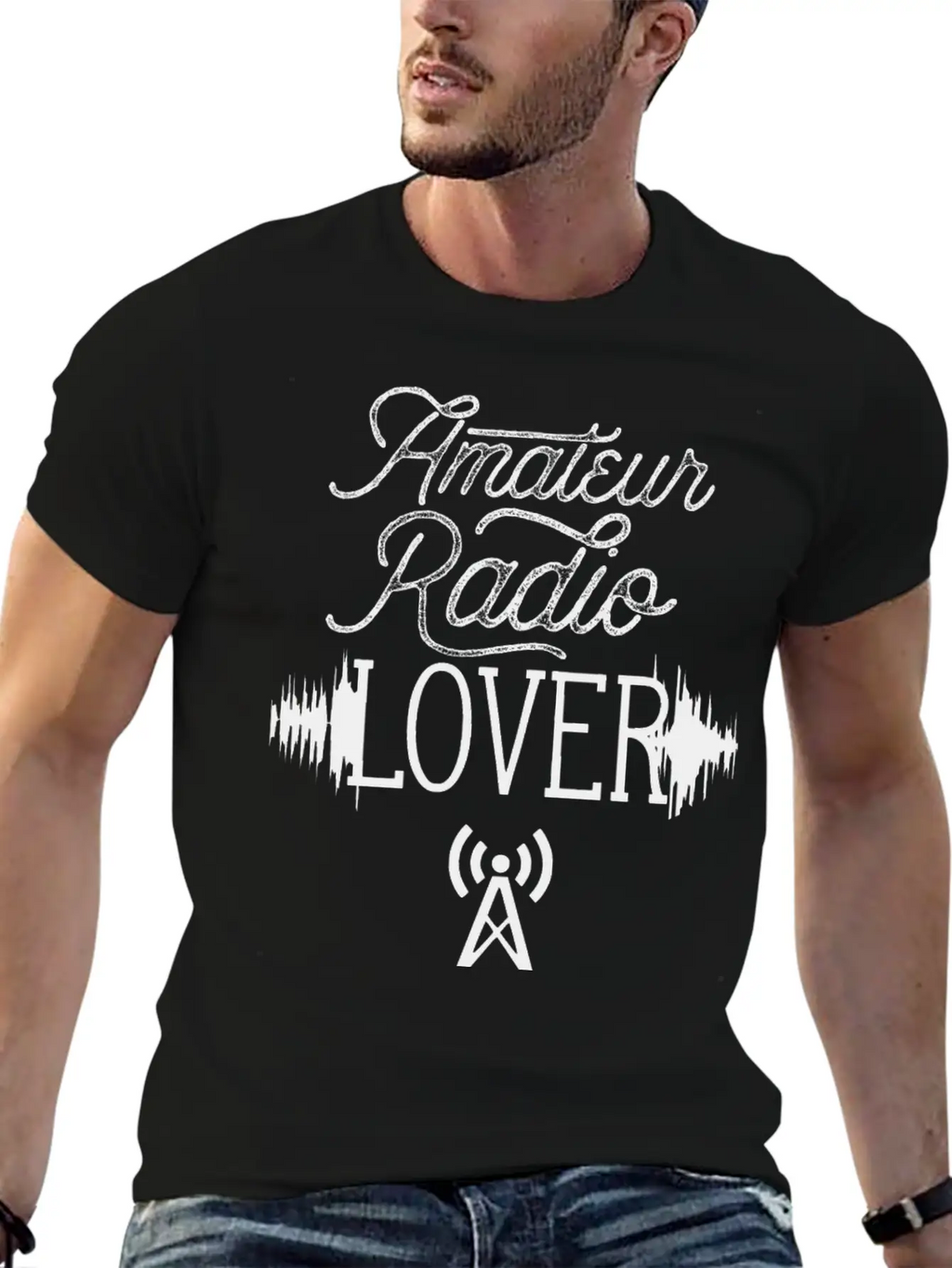 Amateur Radio Lover Service Hobby Ham Operator Basic Graphic T-Shirt – Daily Comfort In Soft Cotton
