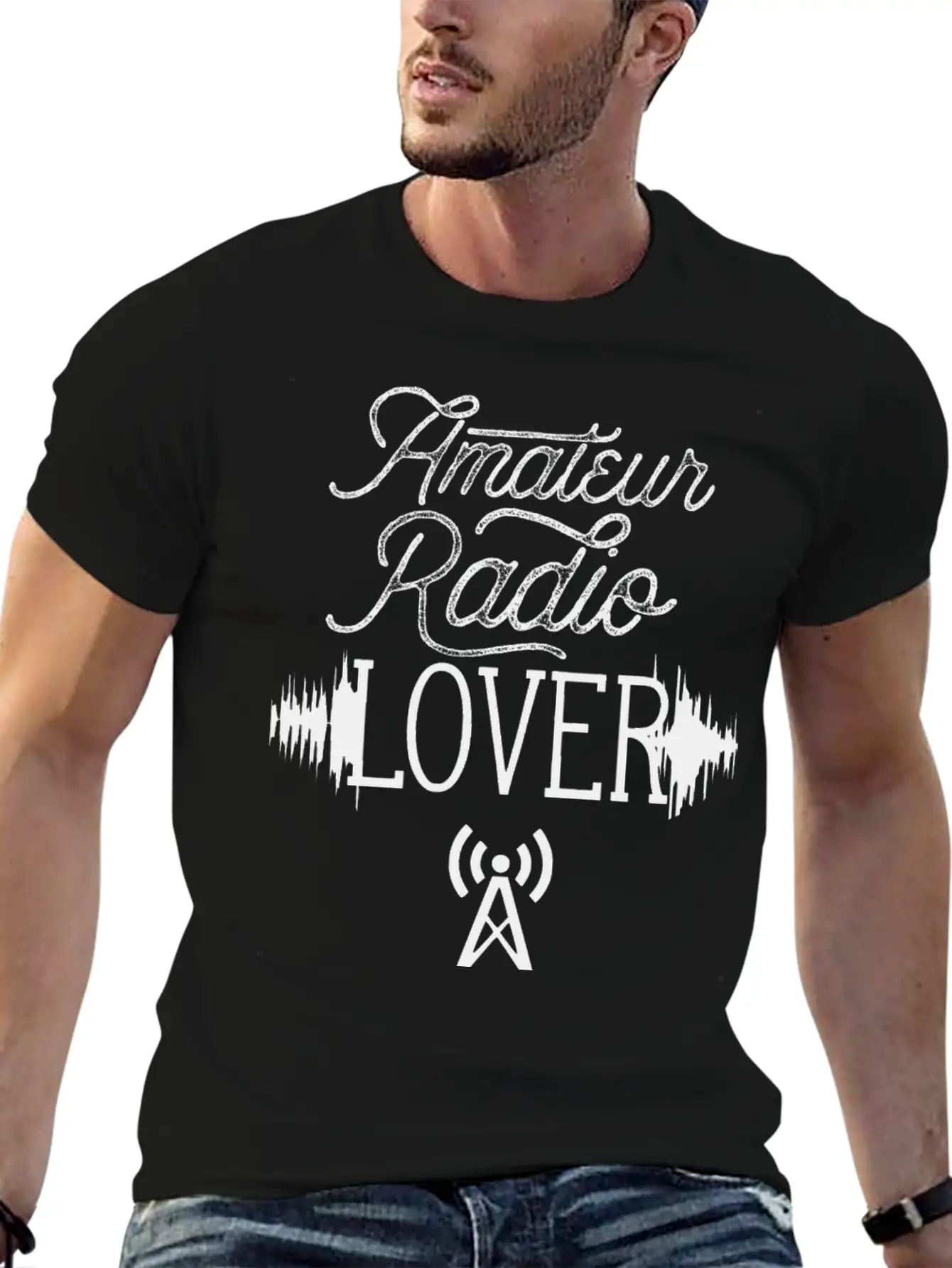 Amateur Radio Lover Service Hobby Ham Operator Basic Graphic T-Shirt – Daily Comfort In Soft Cotton