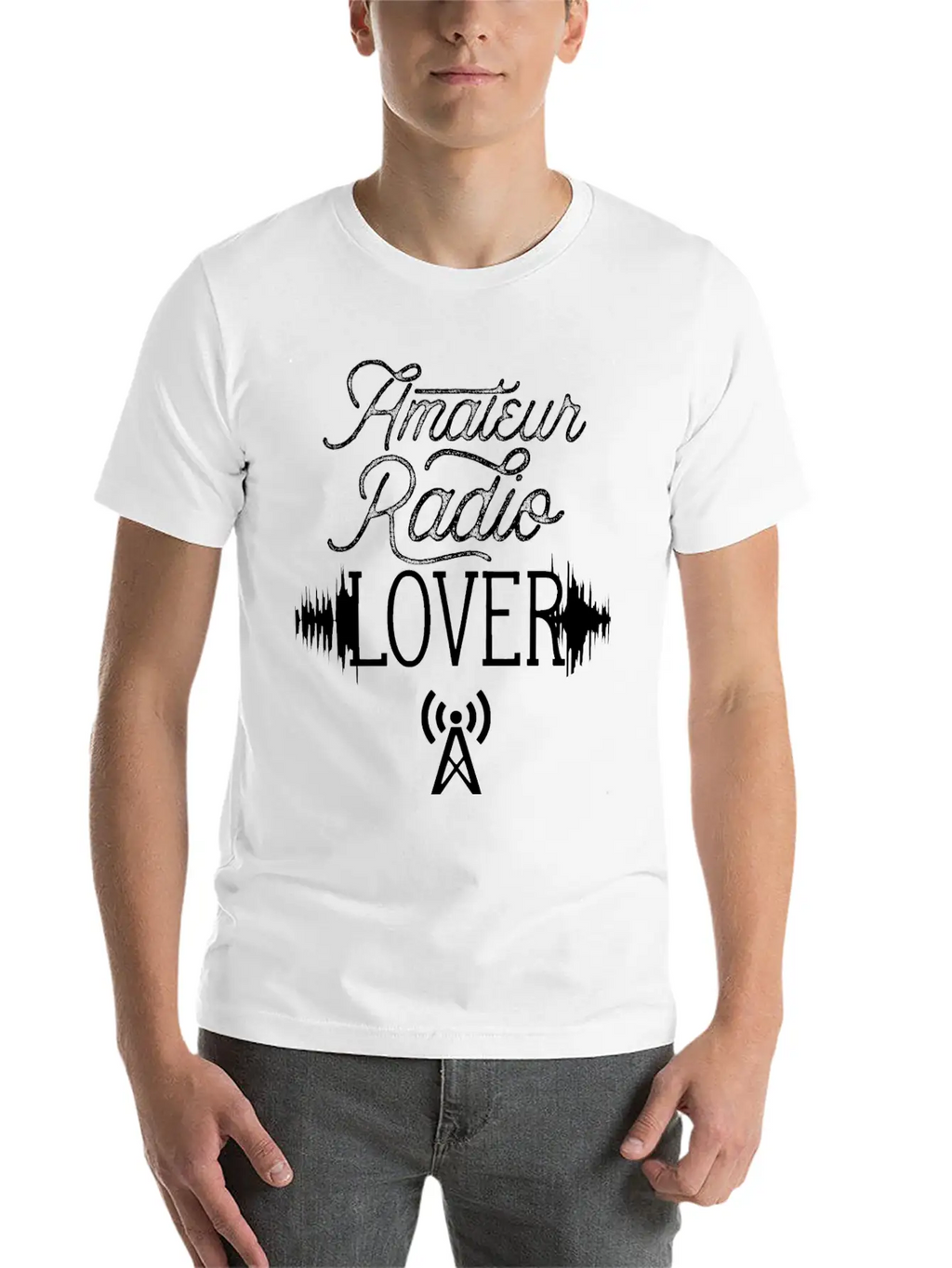 Amateur Radio Lover Service Hobby Ham Operator Basic Graphic T-Shirt – Daily Comfort In Soft Cotton