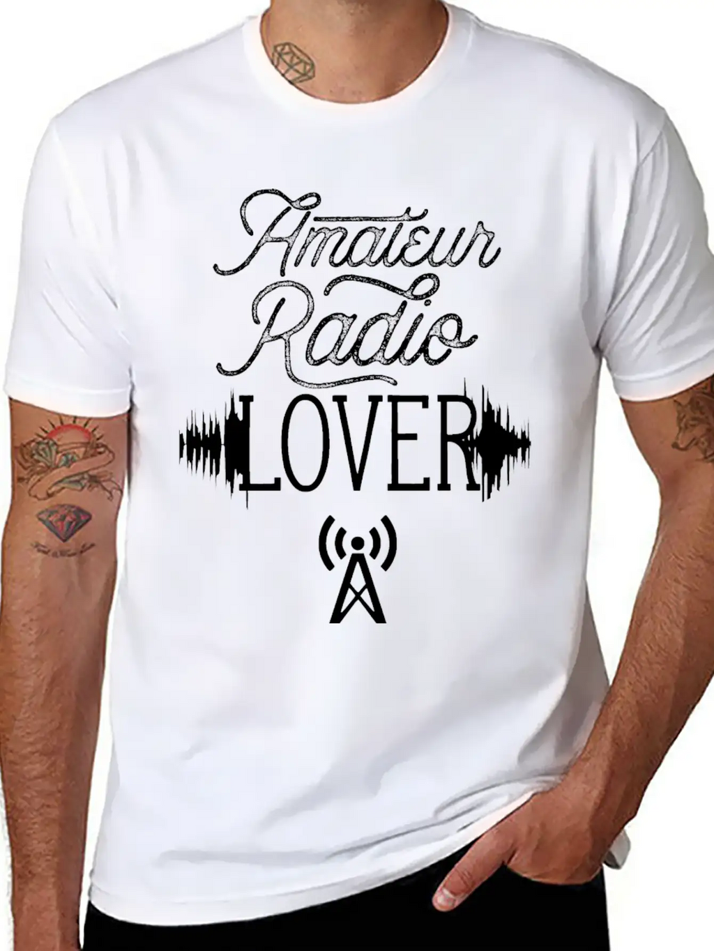 Amateur Radio Lover Service Hobby Ham Operator Basic Graphic T-Shirt – Daily Comfort In Soft Cotton