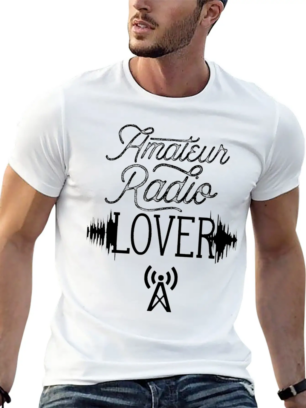 Amateur Radio Lover Service Hobby Ham Operator Basic Graphic T-Shirt – Daily Comfort In Soft Cotton