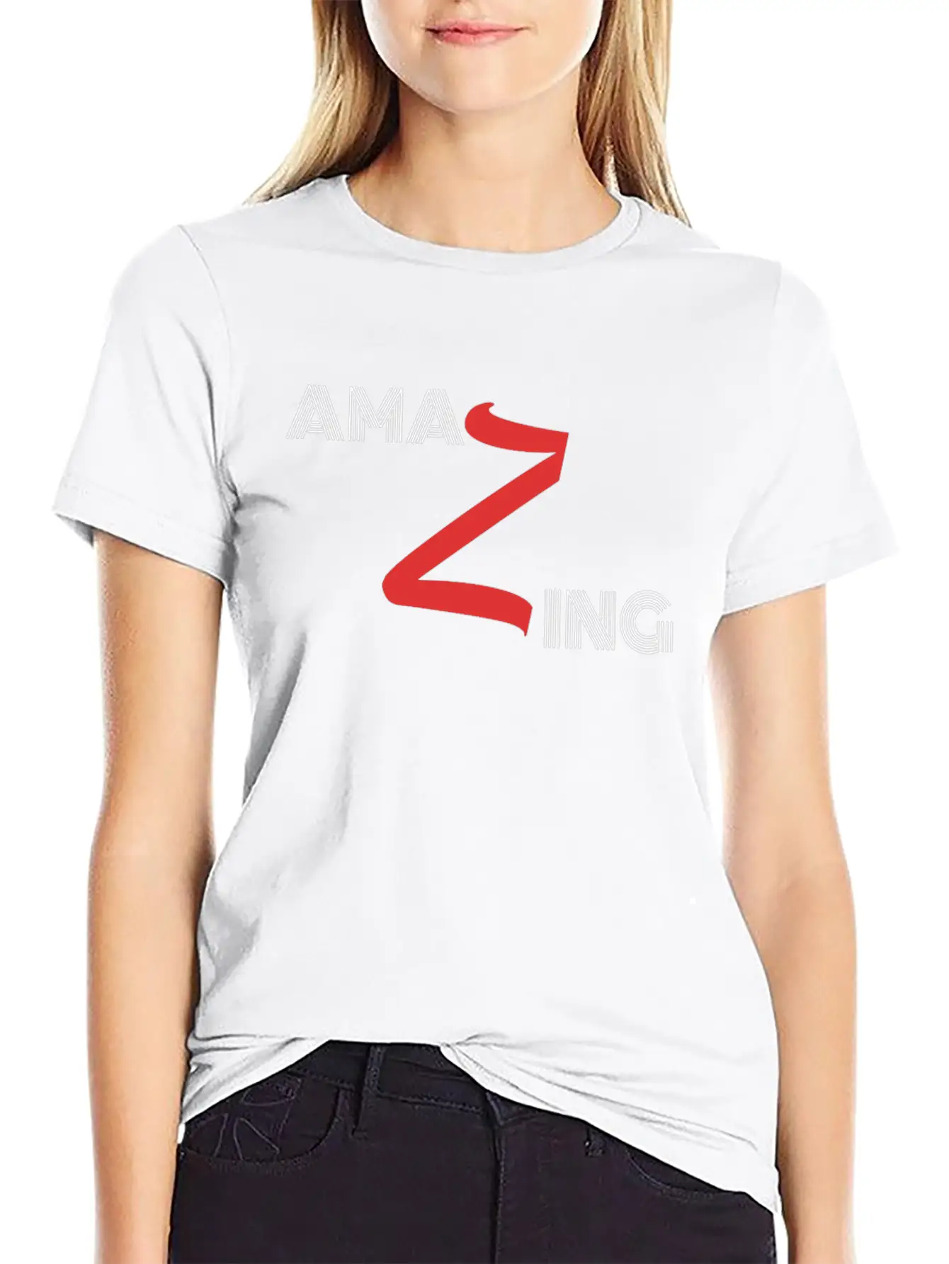 Amazing Design In Black Breathable Graphic T-Shirt – Perfect For Casual Days