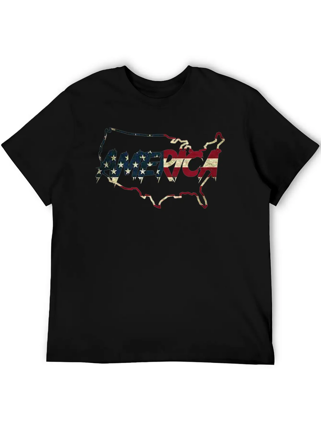 America Flag Basic Graphic T-Shirt – Daily Comfort In Soft Cotton