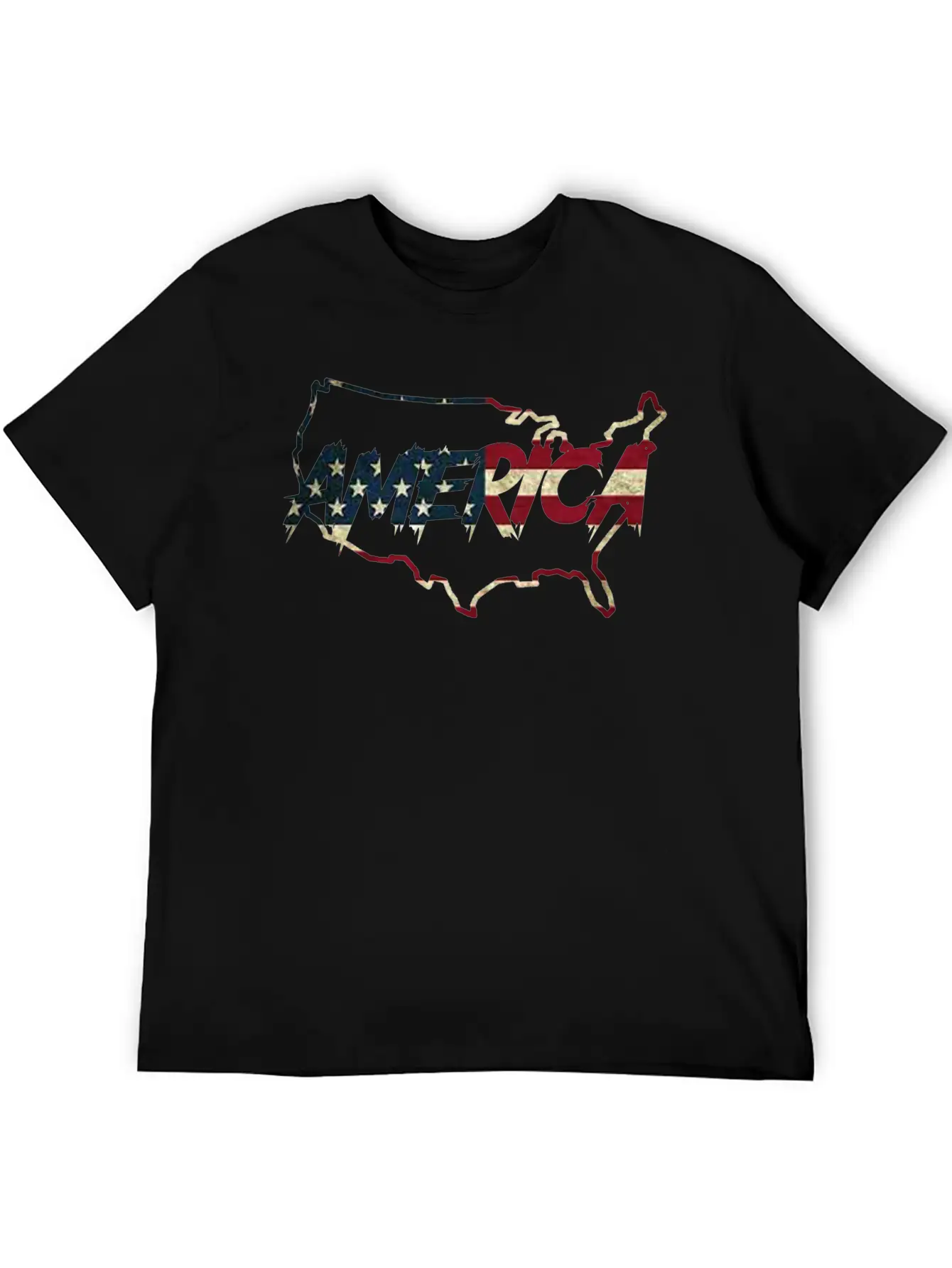 America Flag Basic Graphic T-Shirt – Daily Comfort In Soft Cotton