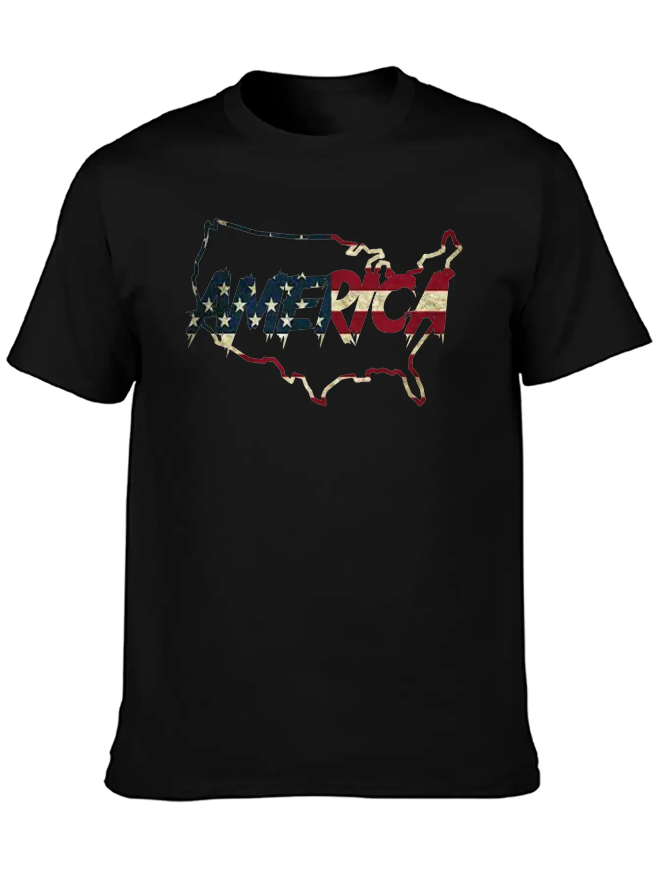 America Flag Basic Graphic T-Shirt – Daily Comfort In Soft Cotton