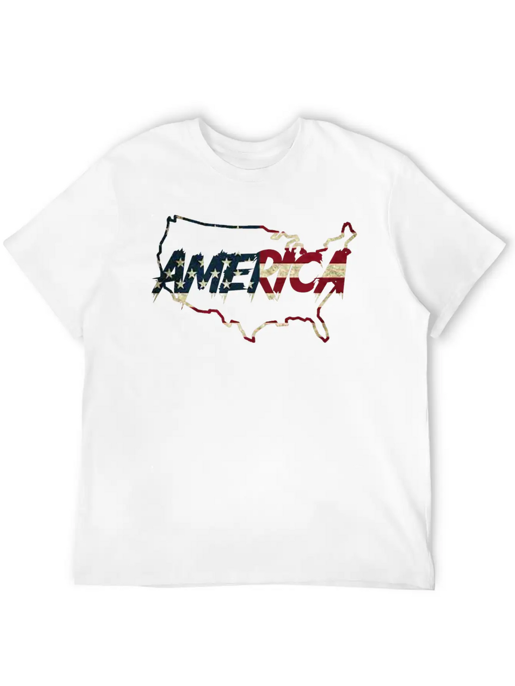 America Flag Basic Graphic T-Shirt – Daily Comfort In Soft Cotton