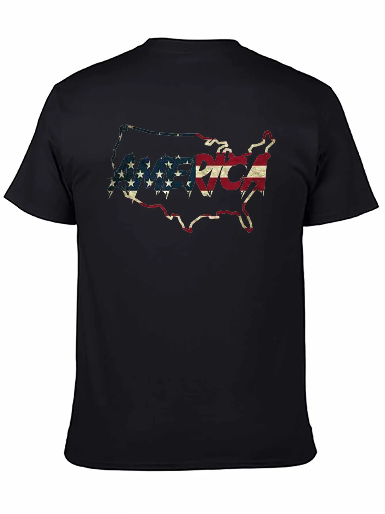 America Flag Basic Graphic T-Shirt – Daily Comfort In Soft Cotton