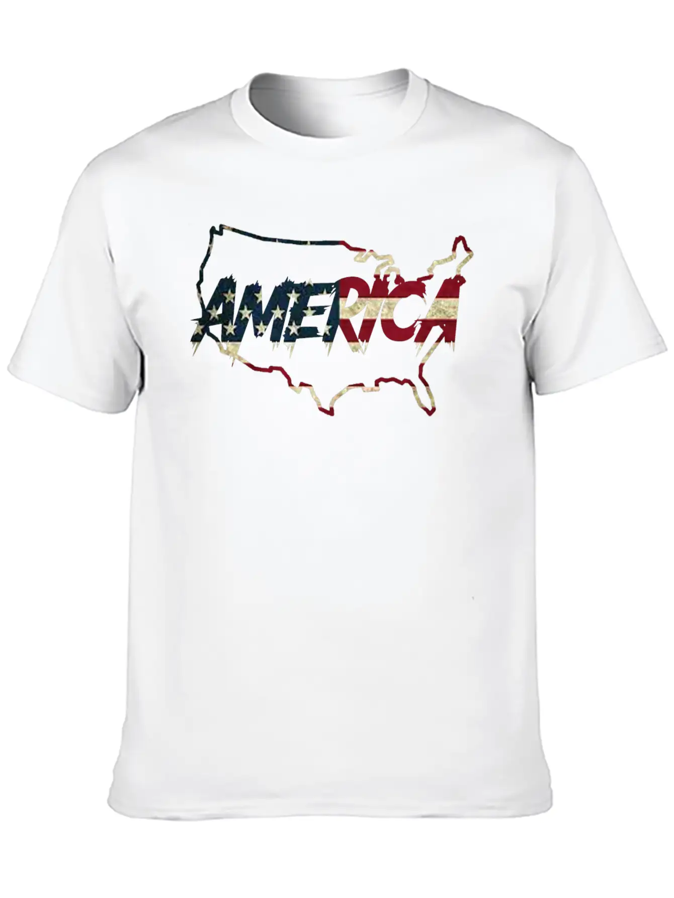 America Flag Basic Graphic T-Shirt – Daily Comfort In Soft Cotton