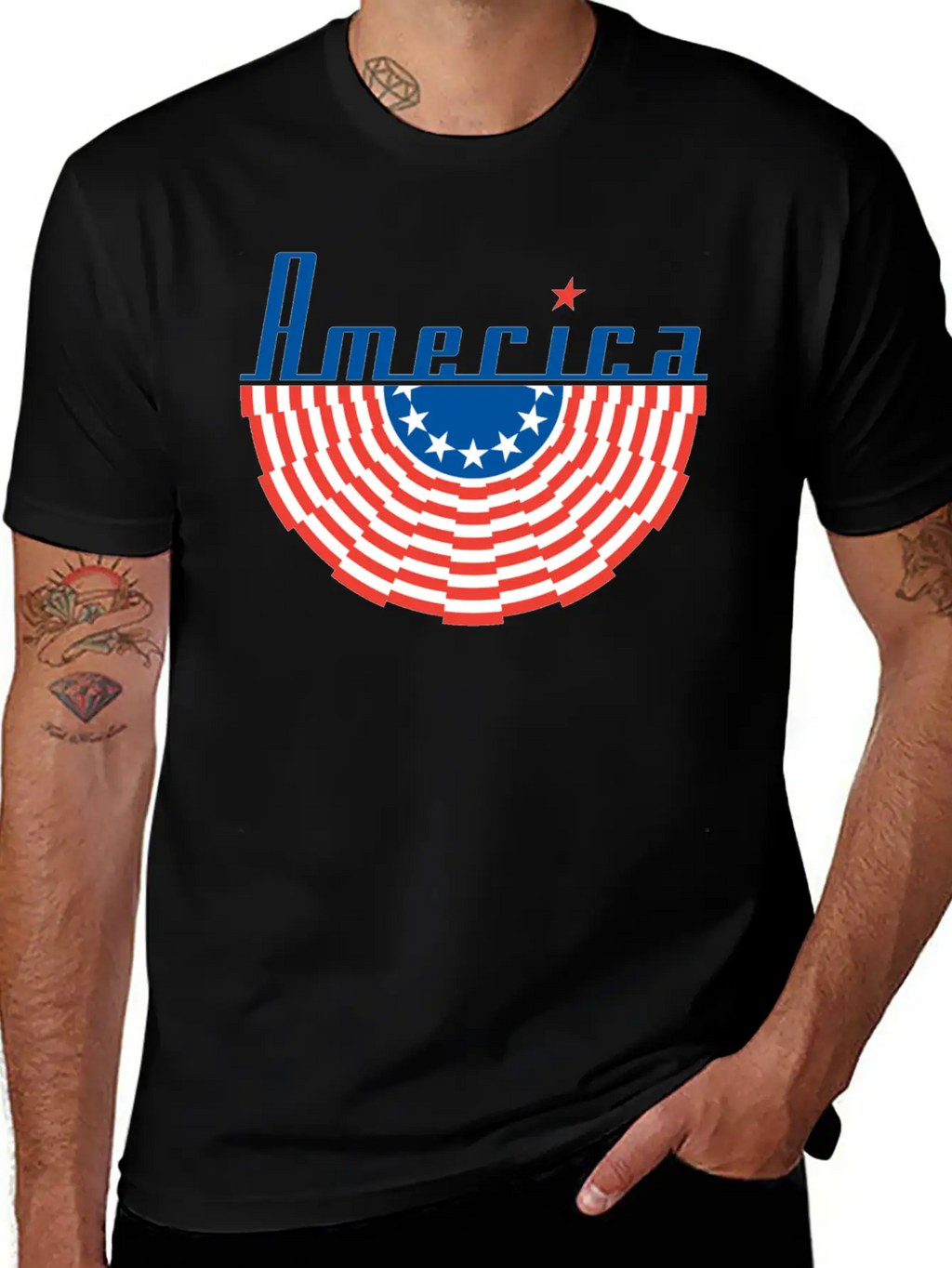 America Flag Classic Cotton Tee – Unisex Comfort For Any Season