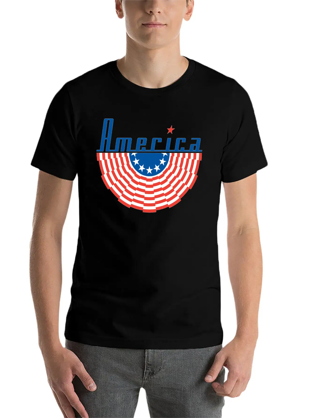 America Flag Classic Cotton Tee – Unisex Comfort For Any Season