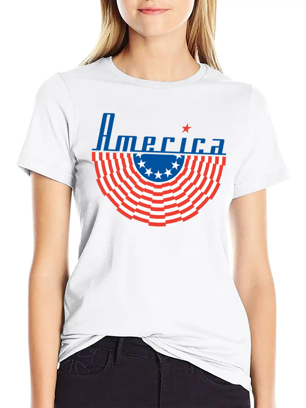 America Flag Classic Cotton Tee – Unisex Comfort For Any Season