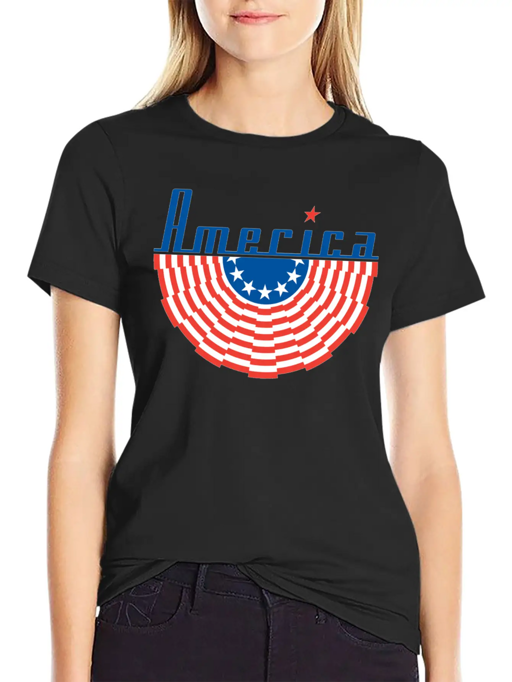 America Flag Classic Cotton Tee – Unisex Comfort For Any Season