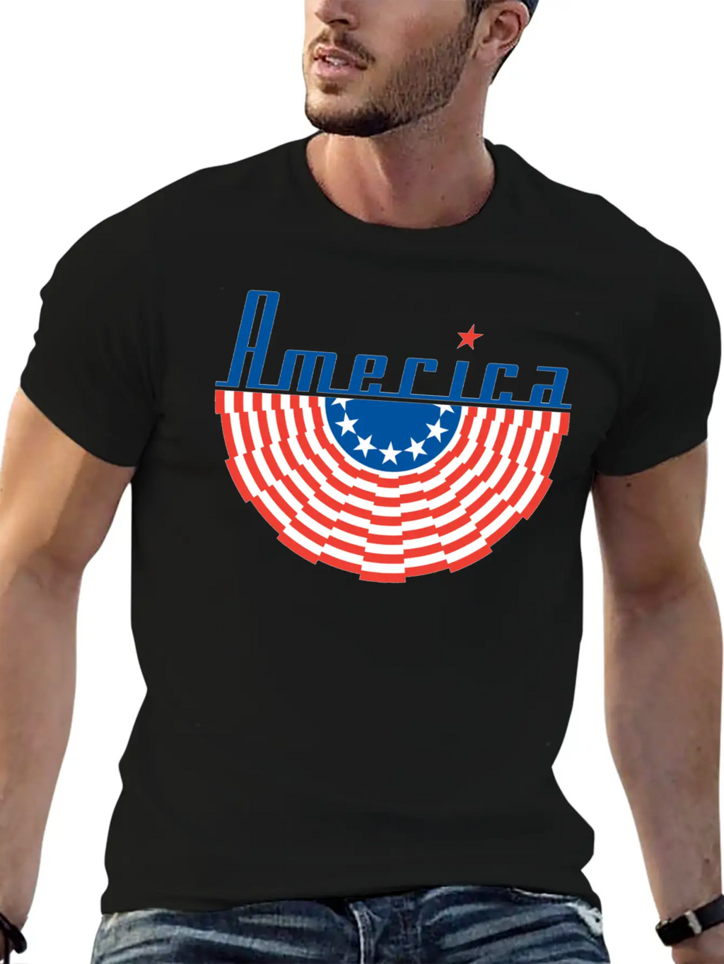 America Flag Classic Cotton Tee – Unisex Comfort For Any Season