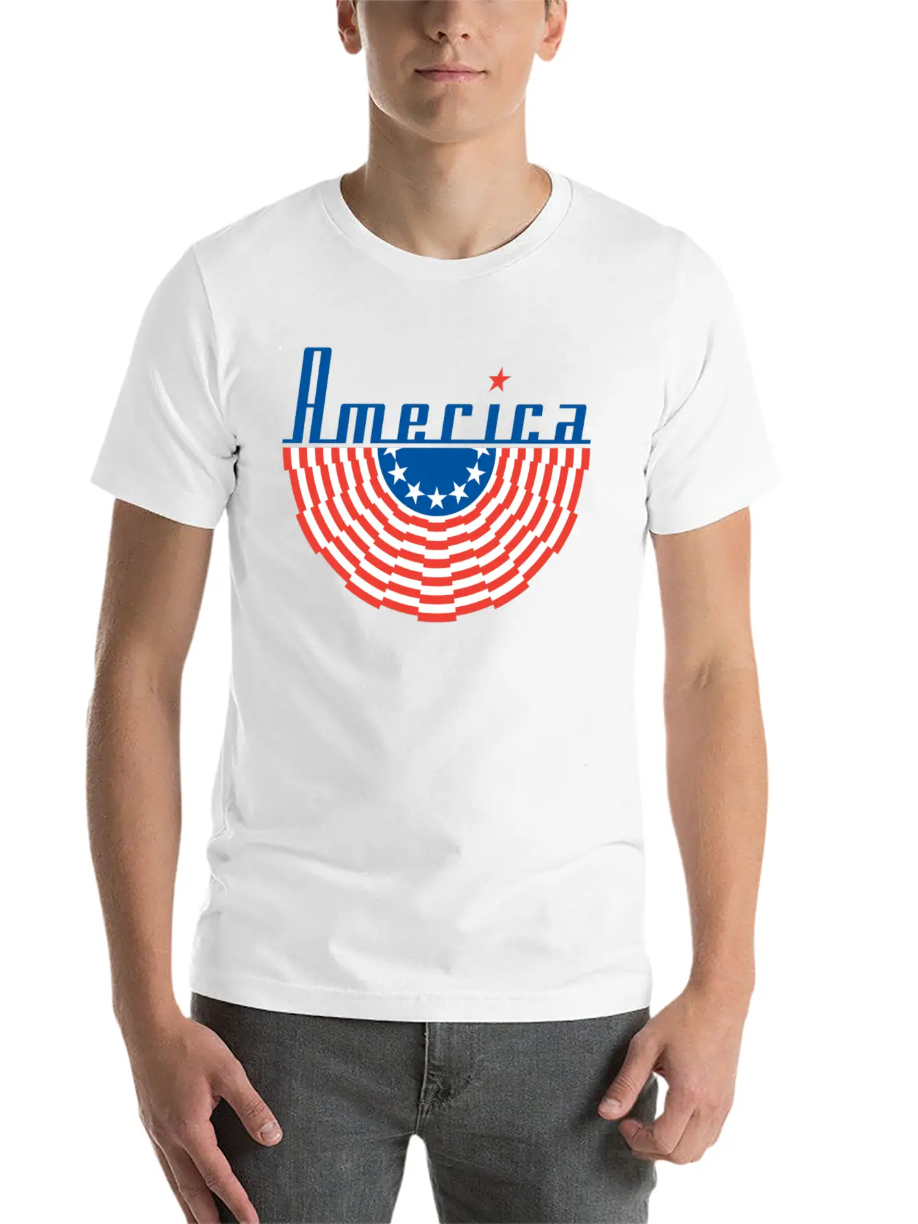 America Flag Classic Cotton Tee – Unisex Comfort For Any Season