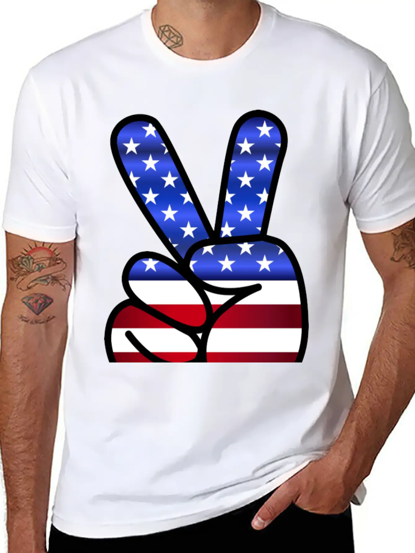 America Timeless Short Sleeve Tee – Comfy And Minimalist Design