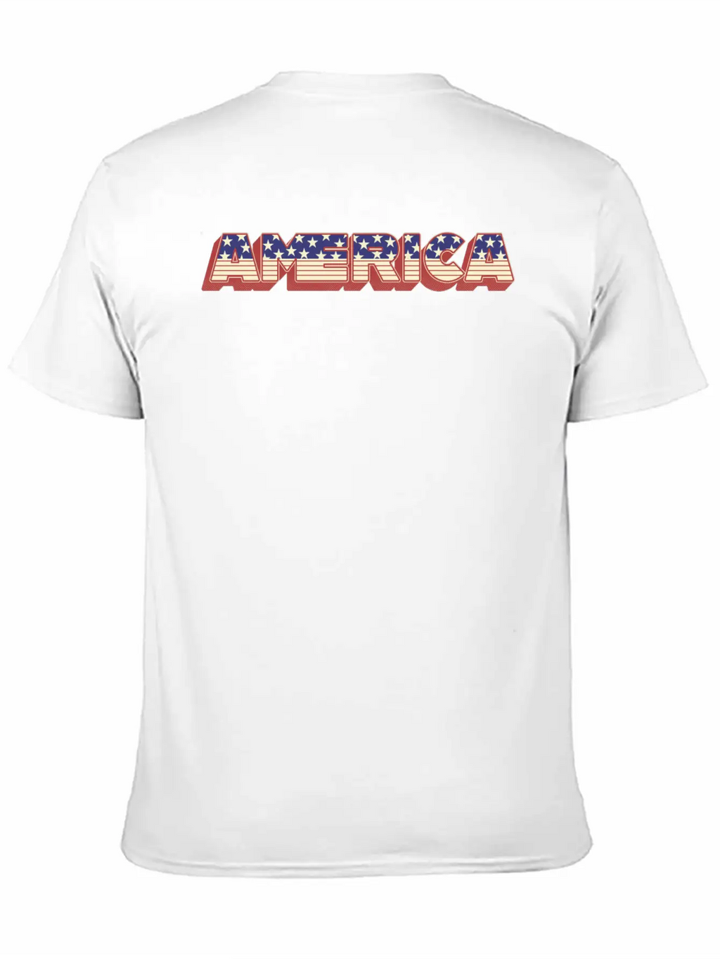 America Typography Basic Graphic T-Shirt – Daily Comfort In Soft Cotton
