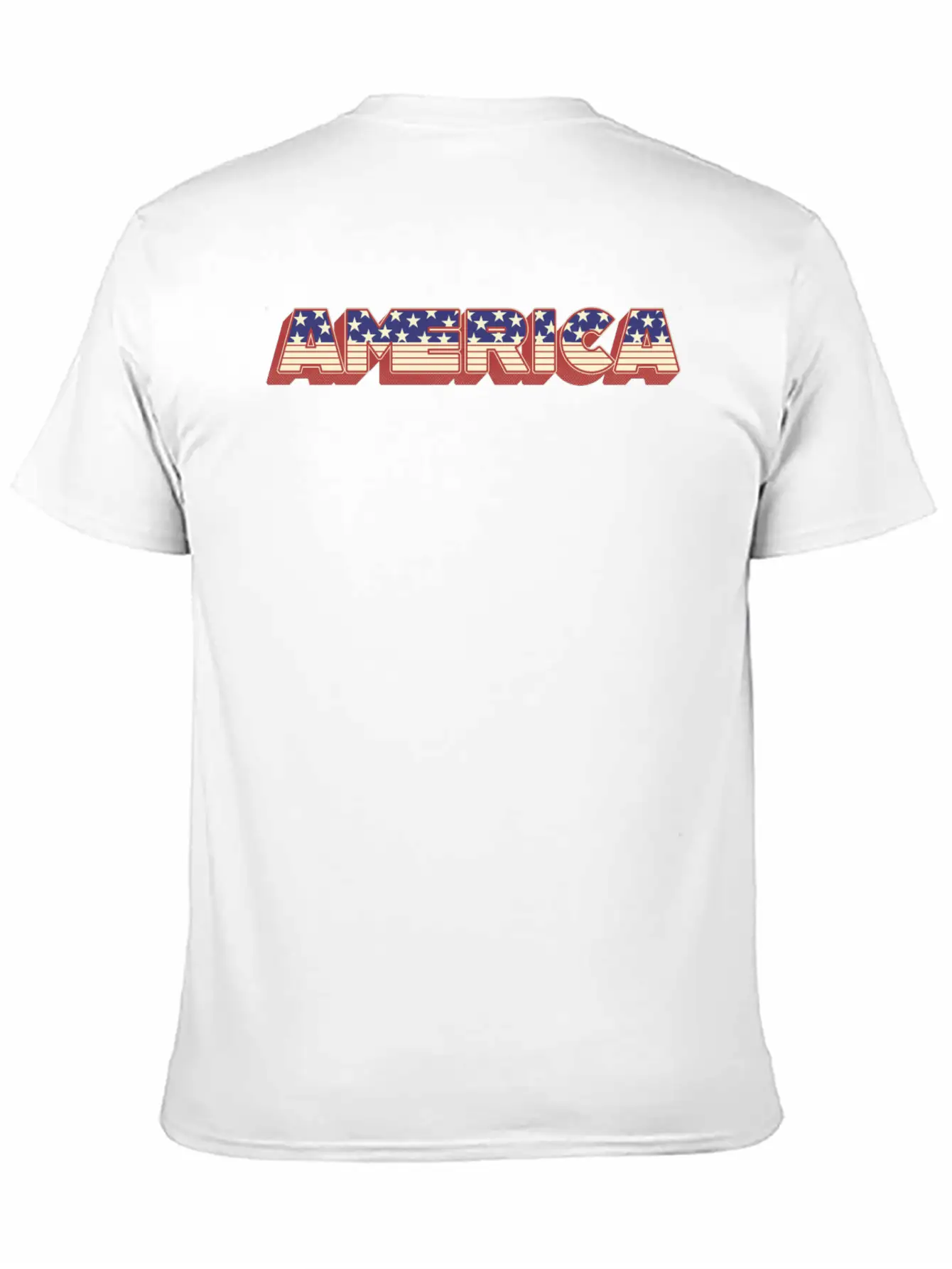 America Typography Basic Graphic T-Shirt – Daily Comfort In Soft Cotton