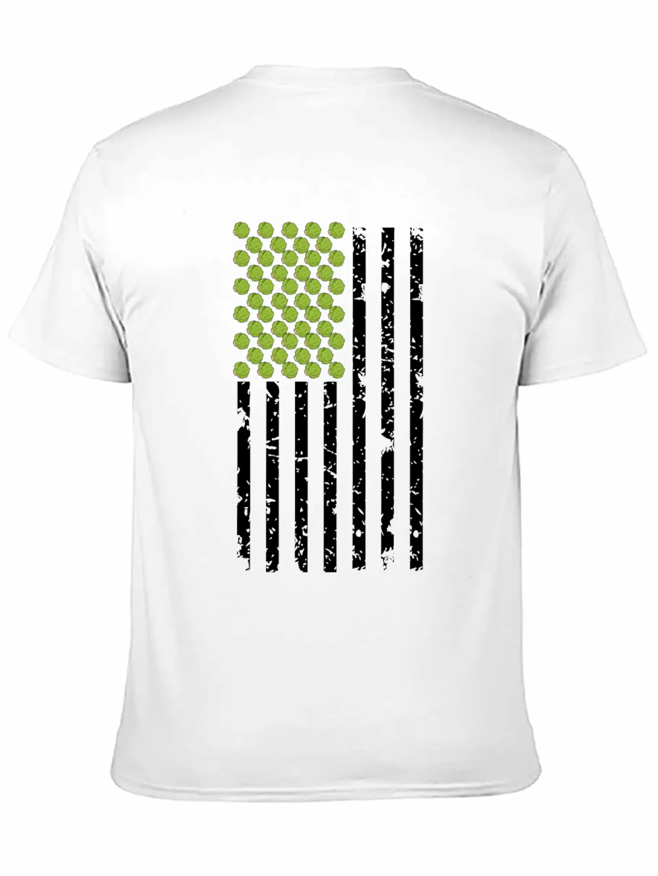 America Vegans Vegetarian Gifts Brussel Sprouts Classic Crew Neck Graphic Tee – Everyday Minimal Look