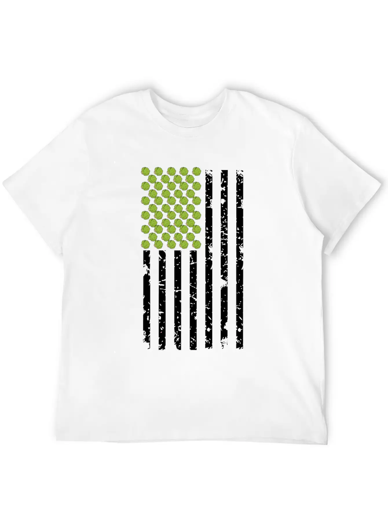 America Vegans Vegetarian Gifts Brussel Sprouts Classic Crew Neck Graphic Tee – Everyday Minimal Look