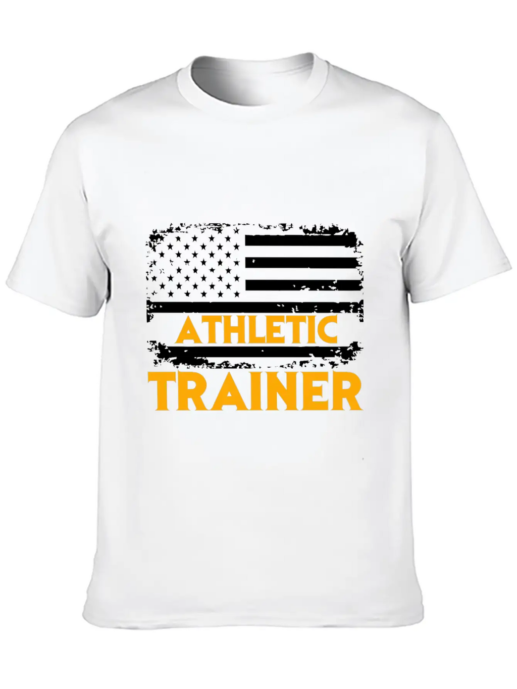American Athlete Athletic Trainer Flag Sport Breathable Graphic T-Shirt – Perfect For Casual Days