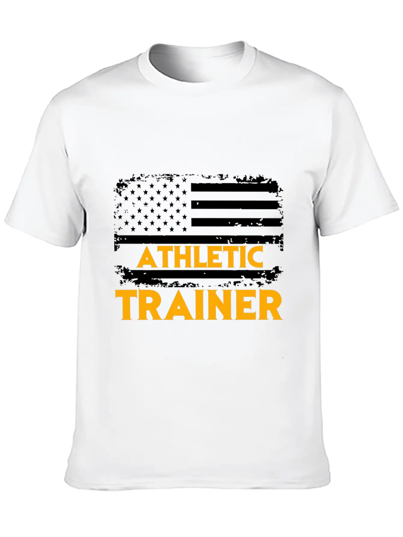 American Athlete Athletic Trainer Flag Sport Breathable Graphic T-Shirt – Perfect For Casual Days