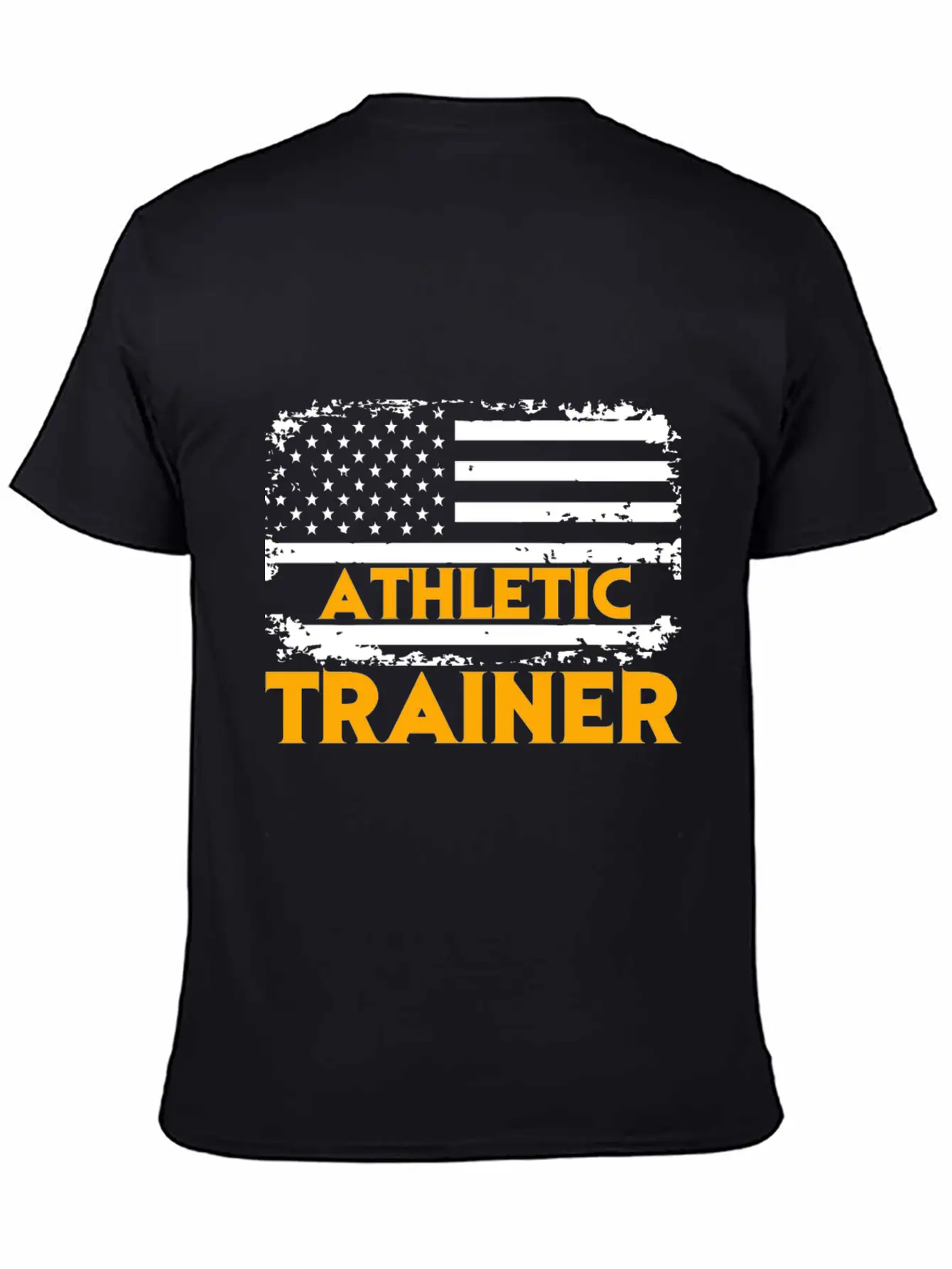 American Athlete Athletic Trainer Flag Sport Breathable Graphic T-Shirt – Perfect For Casual Days
