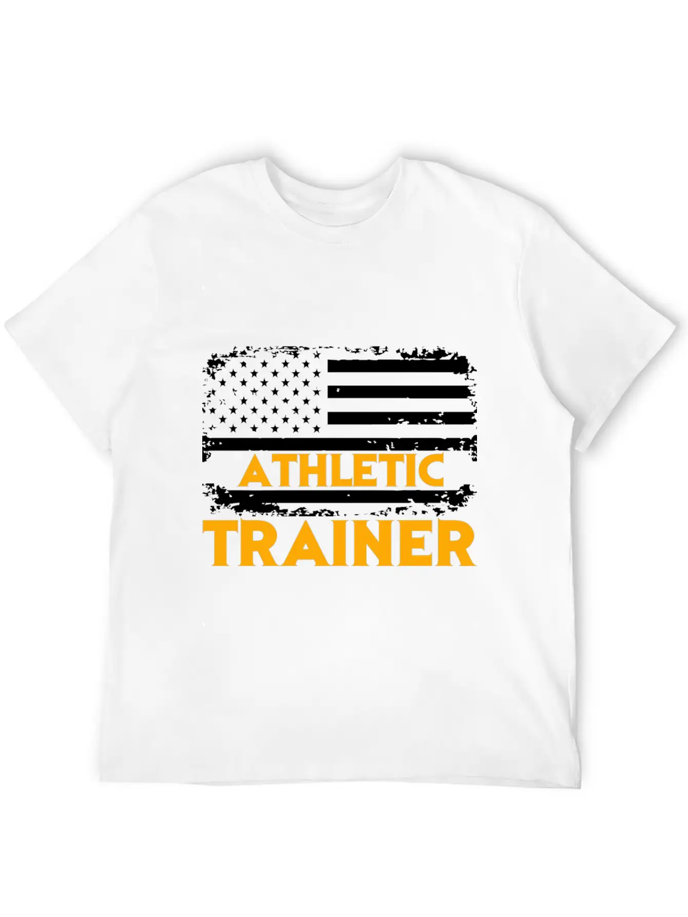 American Athlete Athletic Trainer Flag Sport Breathable Graphic T-Shirt – Perfect For Casual Days