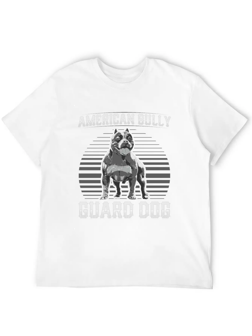 American Bully Guard Dog | Dog Owner Simple Everyday Graphic Tee – Lightweight Summer Wear