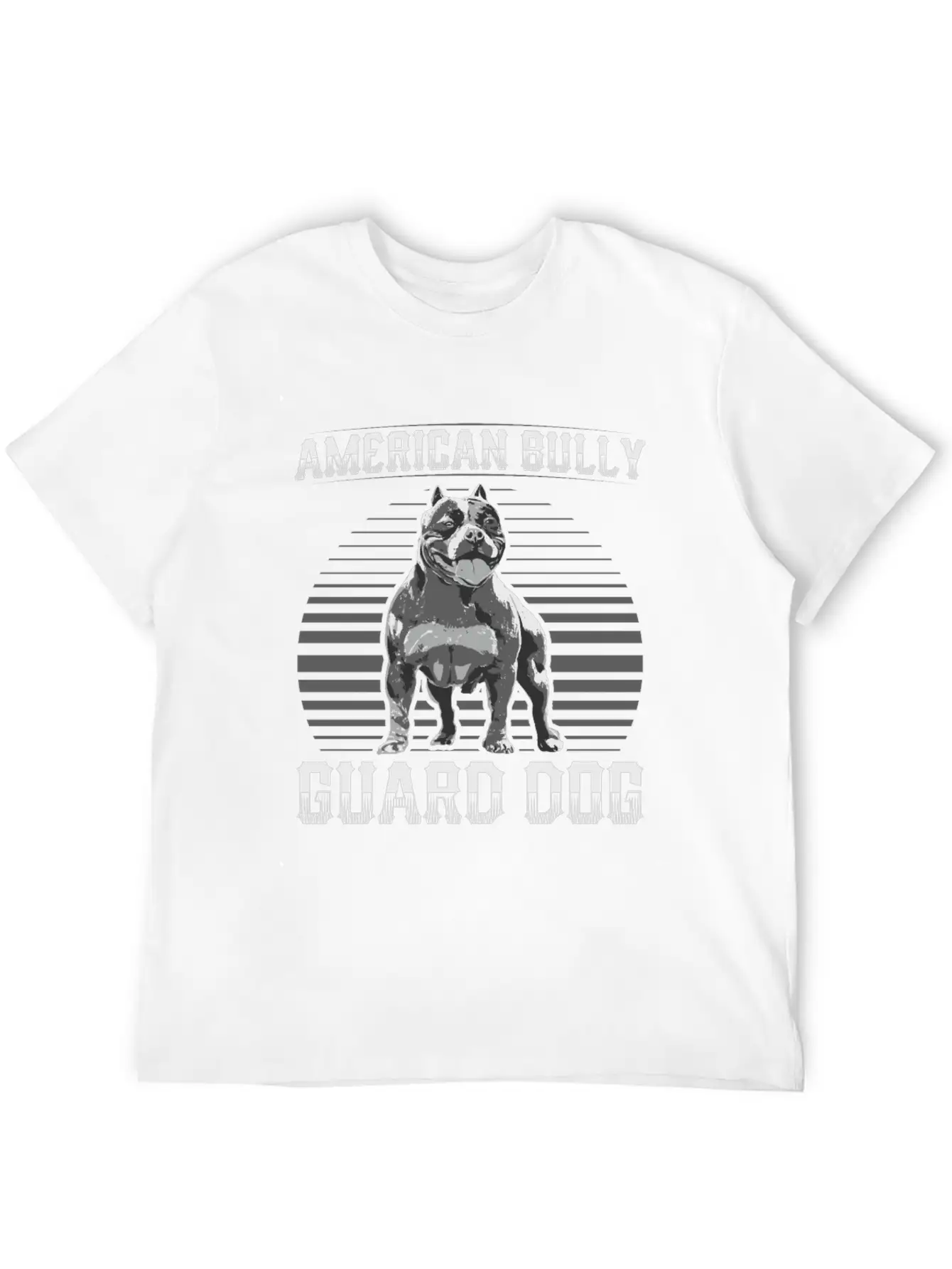 American Bully Guard Dog | Dog Owner Simple Everyday Graphic Tee – Lightweight Summer Wear