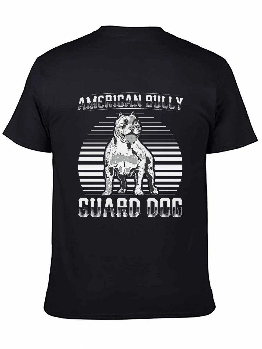 American Bully Guard Dog | Dog Owner Simple Everyday Graphic Tee – Lightweight Summer Wear