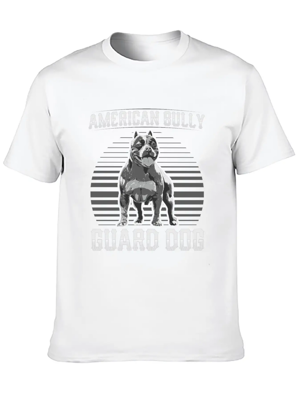 American Bully Guard Dog | Dog Owner Simple Everyday Graphic Tee – Lightweight Summer Wear