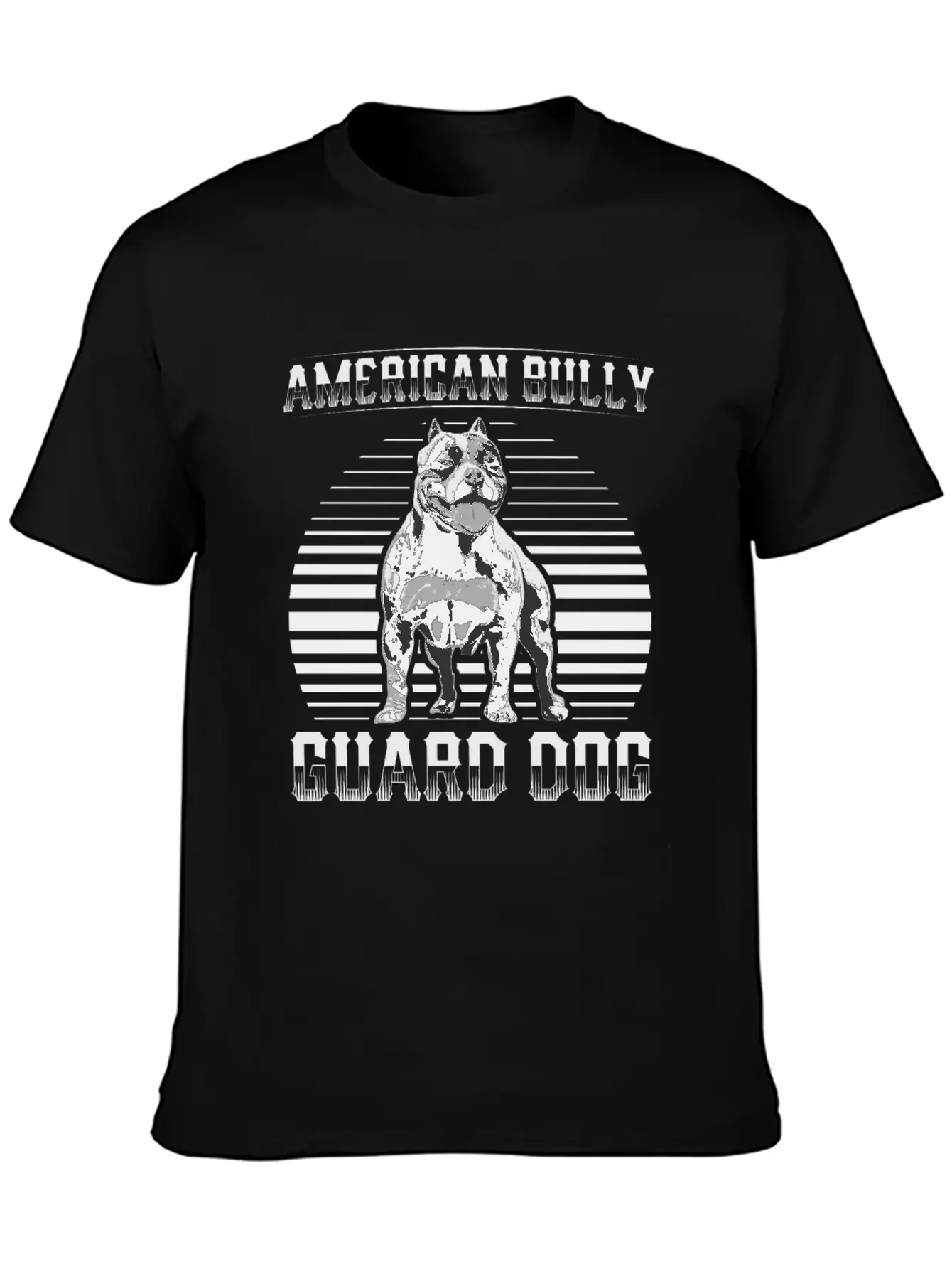 American Bully Guard Dog | Dog Owner Simple Everyday Graphic Tee – Lightweight Summer Wear