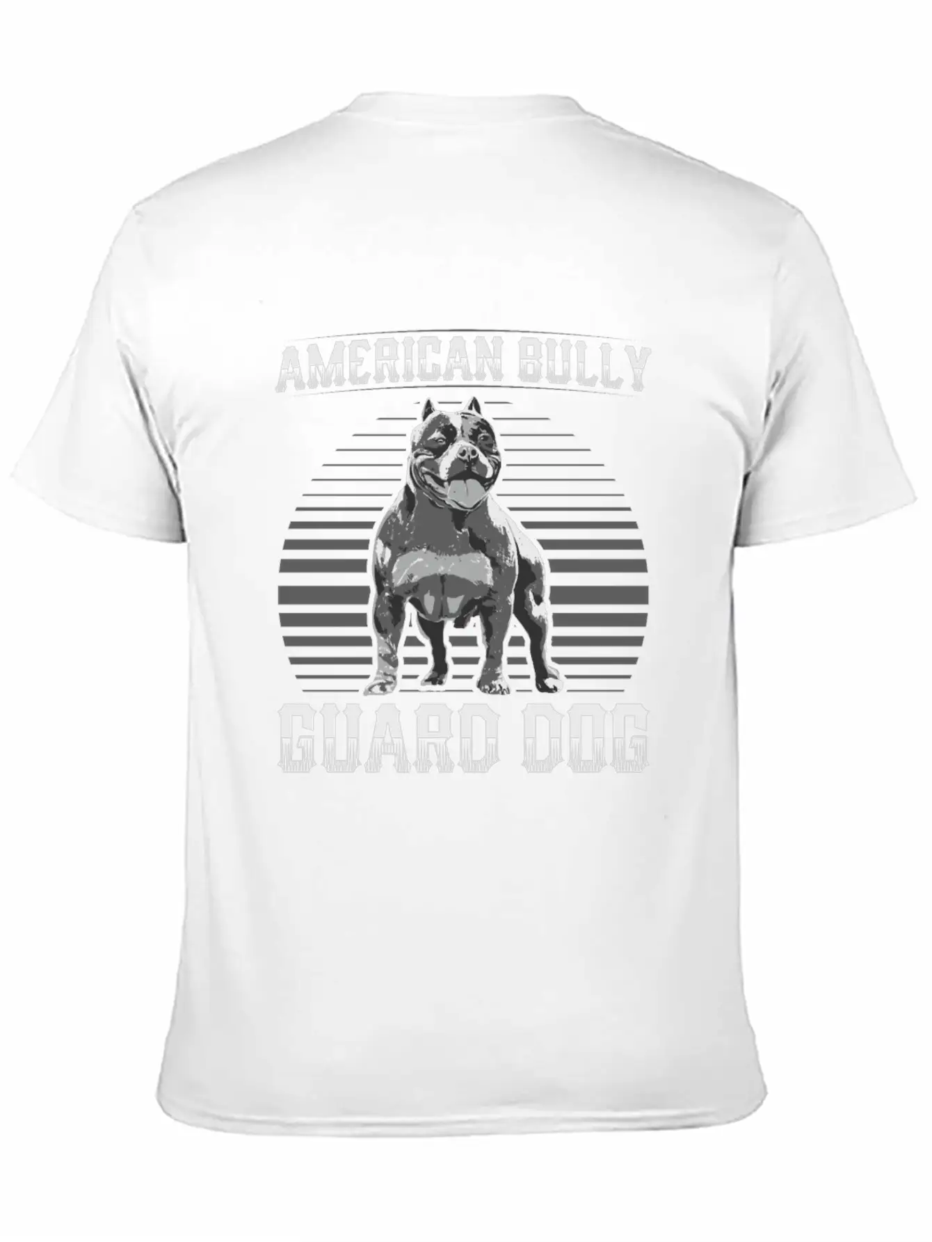 American Bully Guard Dog | Dog Owner Simple Everyday Graphic Tee – Lightweight Summer Wear