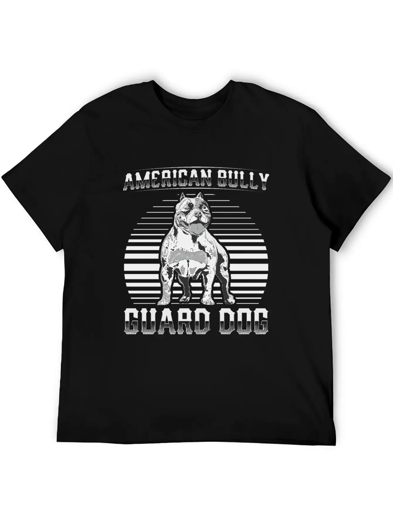 American Bully Guard Dog | Dog Owner Simple Everyday Graphic Tee – Lightweight Summer Wear