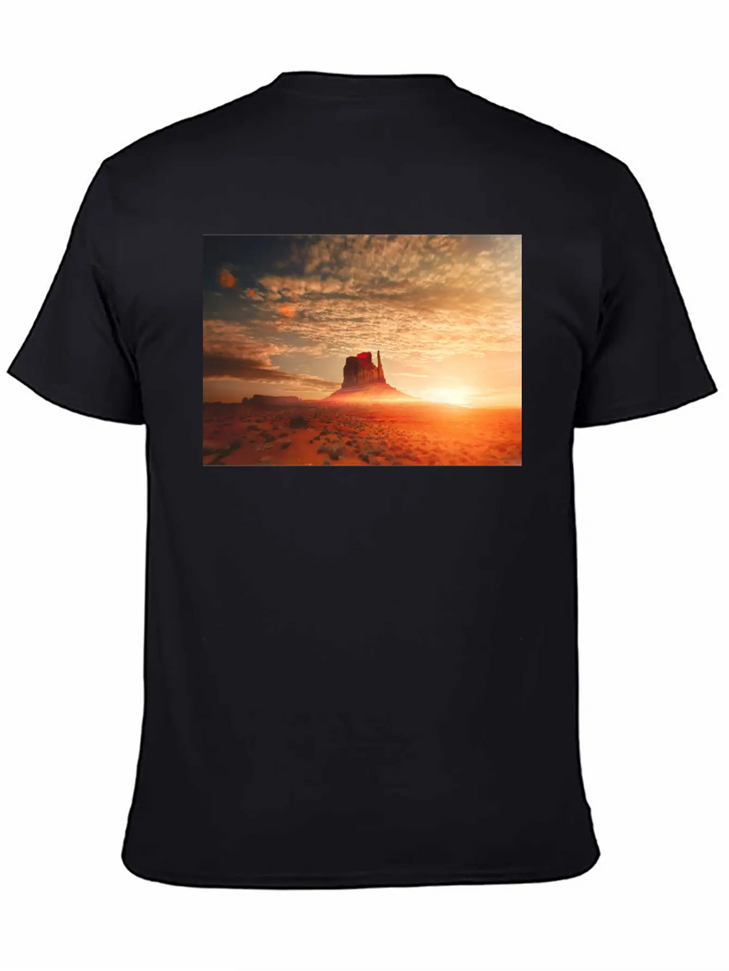American Desert At Dawn Unisex Casual T-Shirt – Clean Design For Daily Comfort