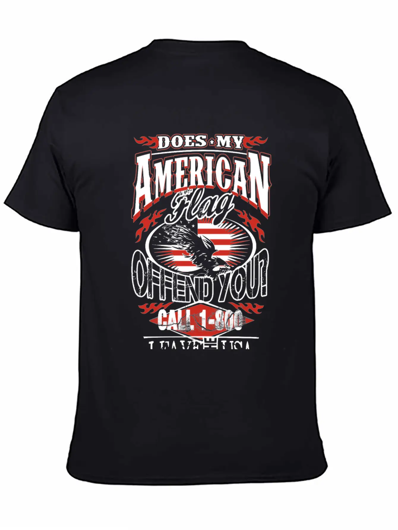 American-Does My American Flag Offend You? Classic Cotton Tee – Unisex Comfort For Any Season